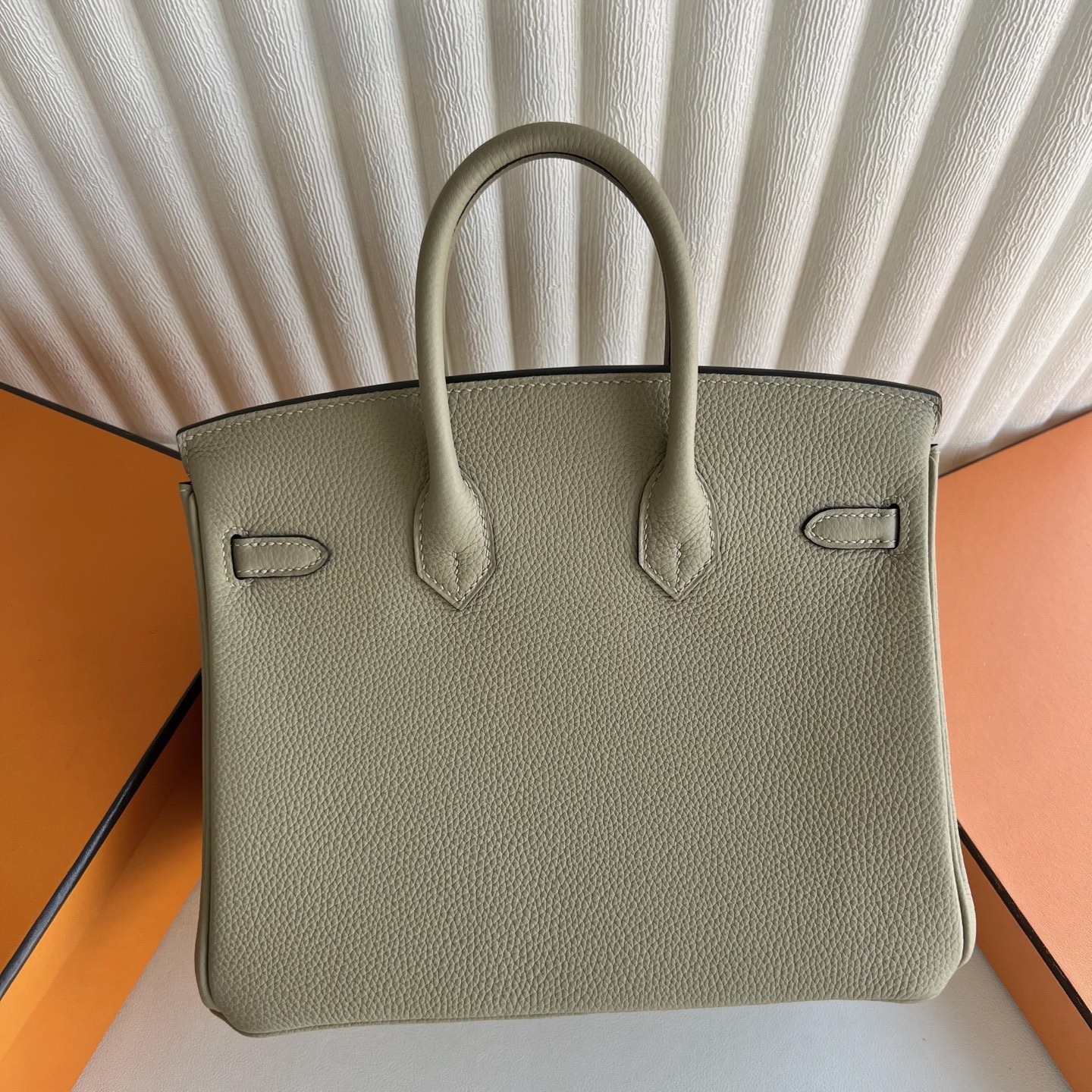 新加坡愛馬仕鉑金包25寸價格及圖片Hermes Birkin 25 Togo Q1 Sauge鼠尾草綠 金色五金