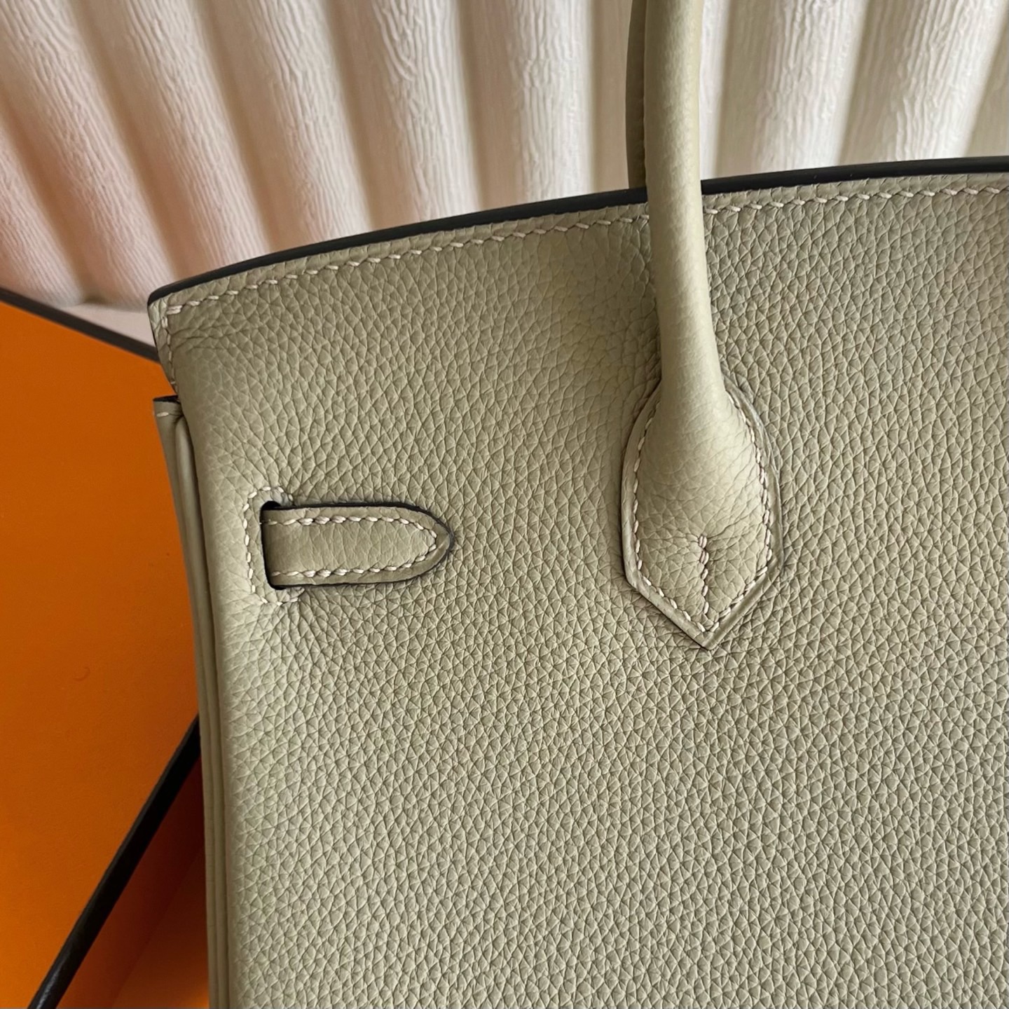 新加坡愛馬仕鉑金包25寸價格及圖片Hermes Birkin 25 Togo Q1 Sauge鼠尾草綠 金色五金