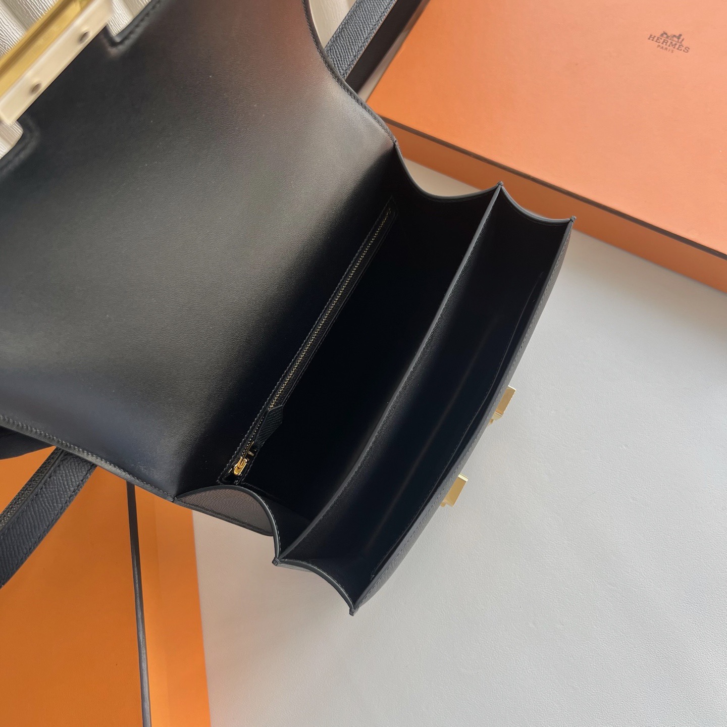 愛馬仕包包康康24尺寸 Hermes Constance 24 Epsom Nior黑色金色五金