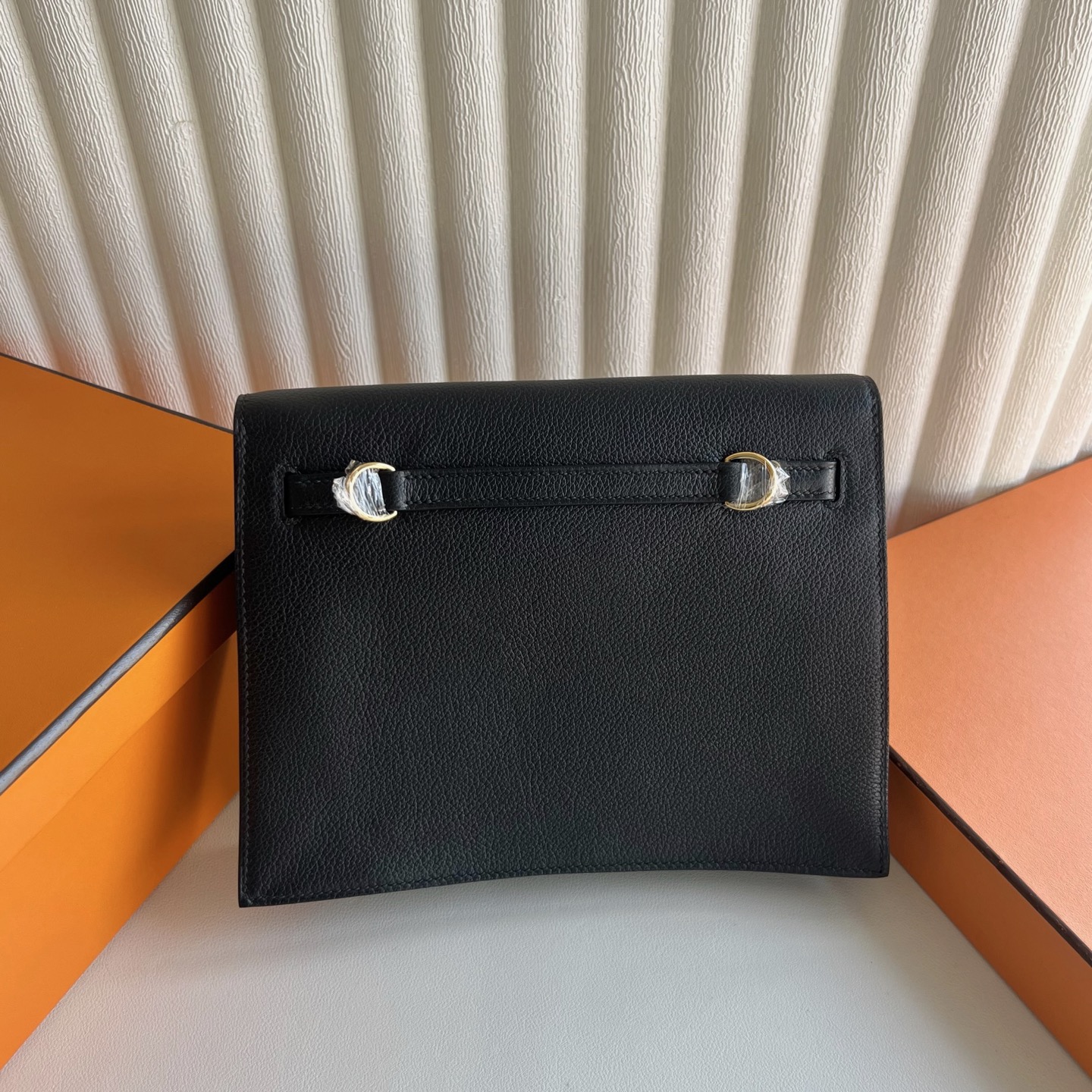 愛馬仕跳舞包泰國價格Hermes Kelly Danse Evercolor Noir黑色 金色五金