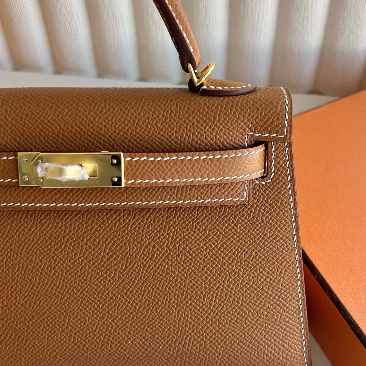 愛馬仕凱莉迷你包香港價格 Hermes Kelly Mini Sellier Epsom Gold金棕色金色五金