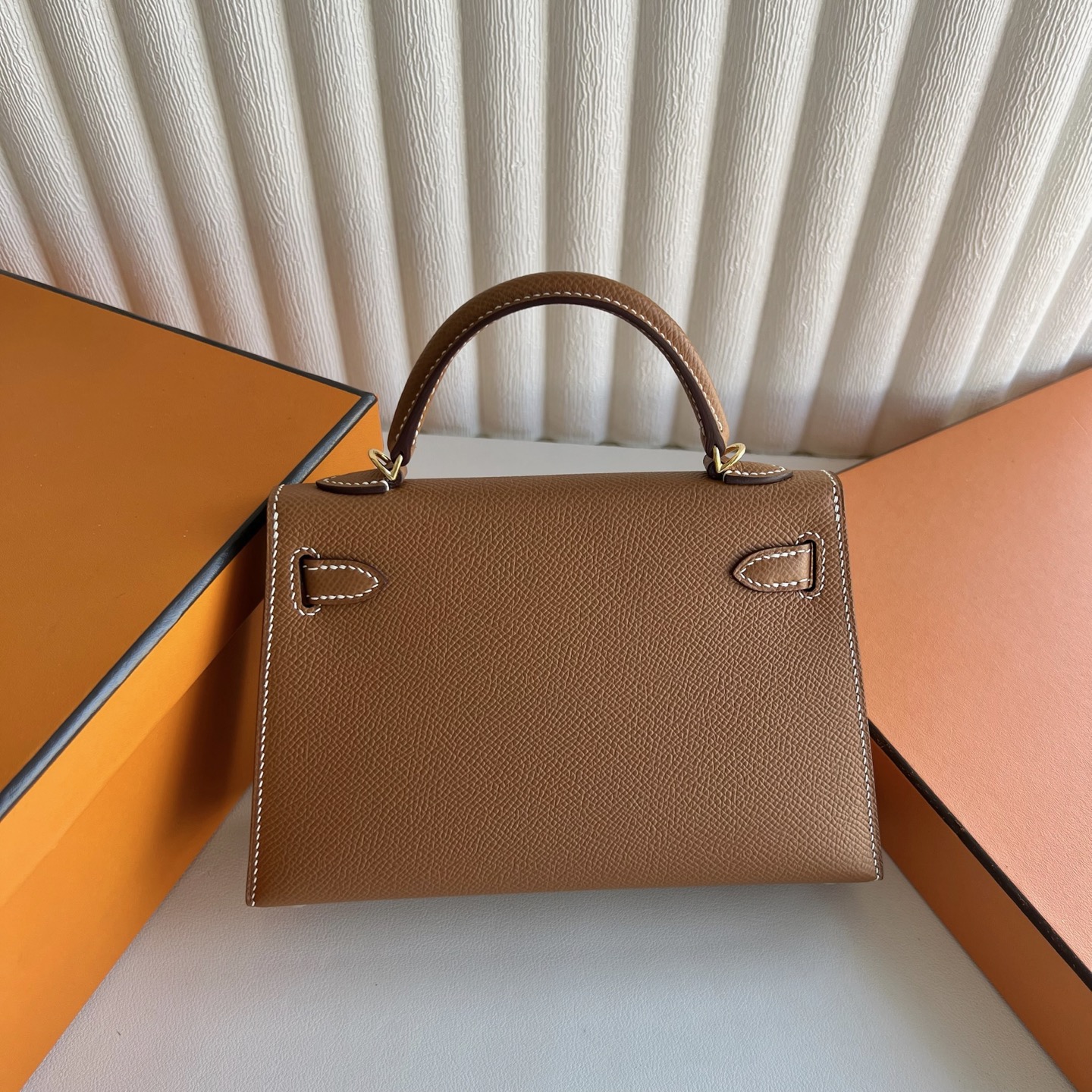 愛馬仕凱莉迷你包香港價格 Hermes Kelly Mini Sellier Epsom Gold金棕色金色五金