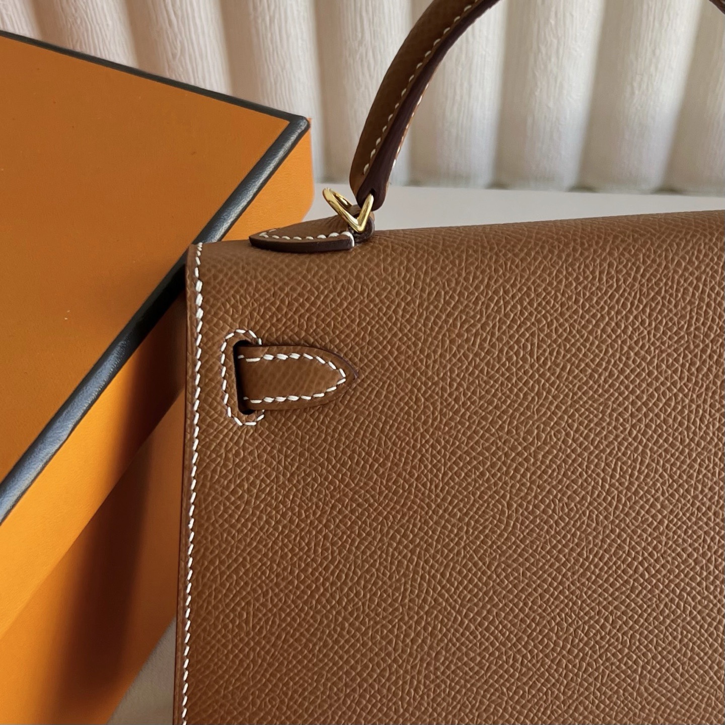 愛馬仕凱莉迷你包香港價格 Hermes Kelly Mini Sellier Epsom Gold金棕色金色五金