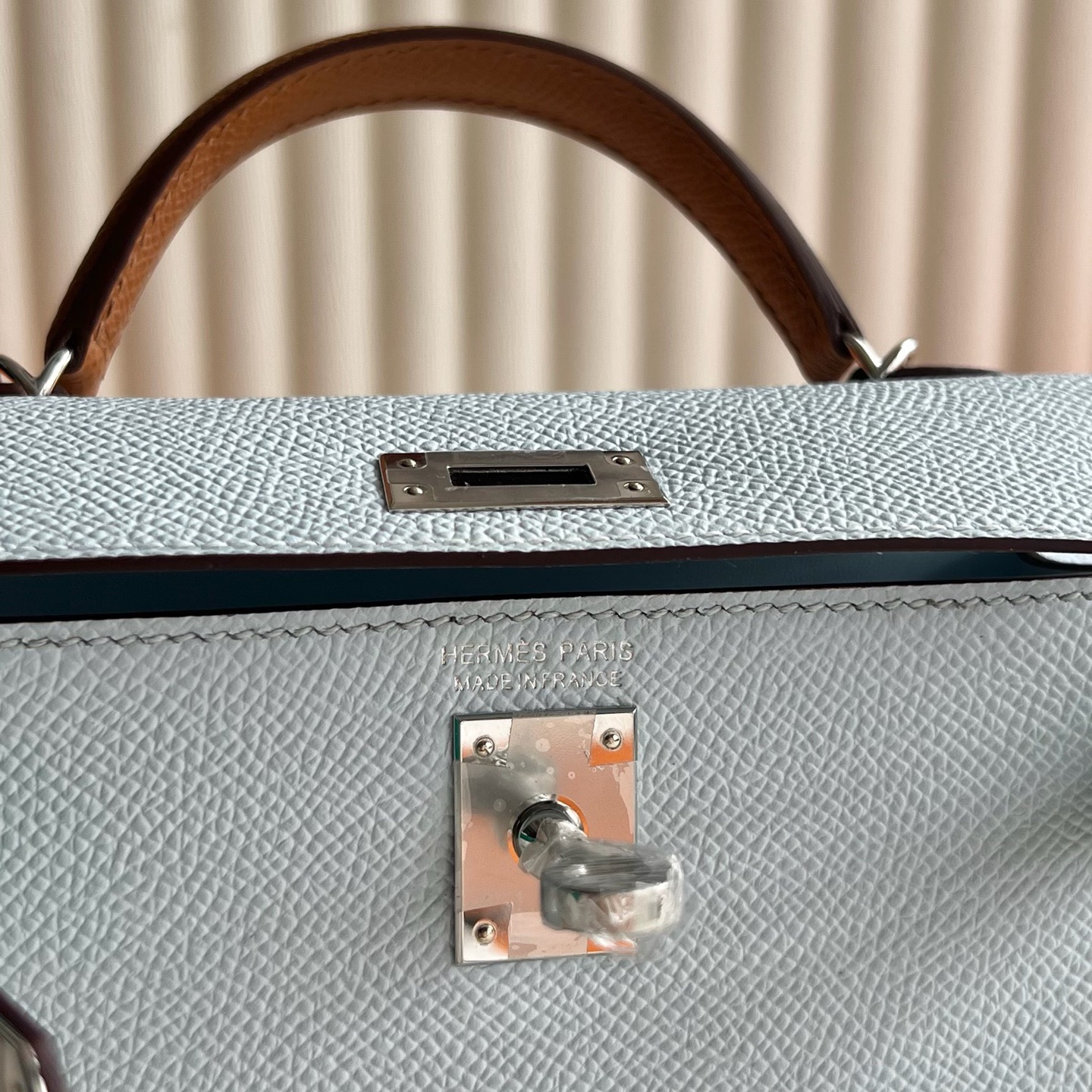 愛馬仕凱莉迷你包圖片 Hermes Kelly Mini Sellier Epsom Bleu Brume霧霾藍 金棕色 Vert Jade帝王綠