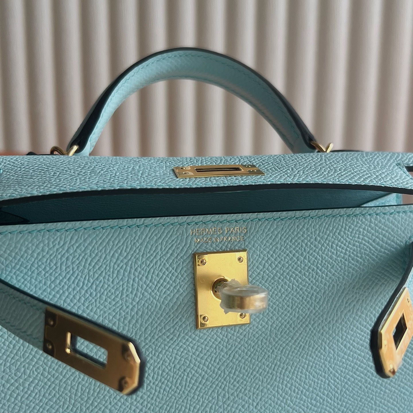 愛馬仕凱莉包二代迷你 Hermes Kelly Mini Sellier Epsom Bleu Zephyr 和風藍、微風藍
