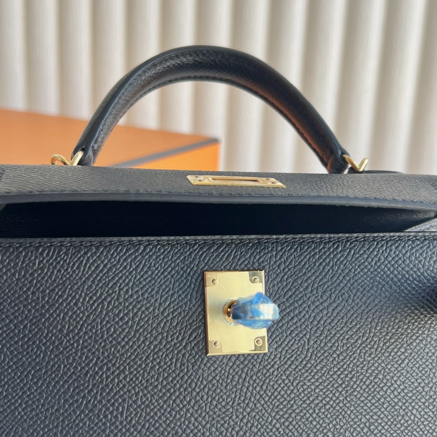愛馬仕迷你2代凱莉包多少錢 Hermes Kelly Mini Sellier Epsom Noir 黑色金色五金