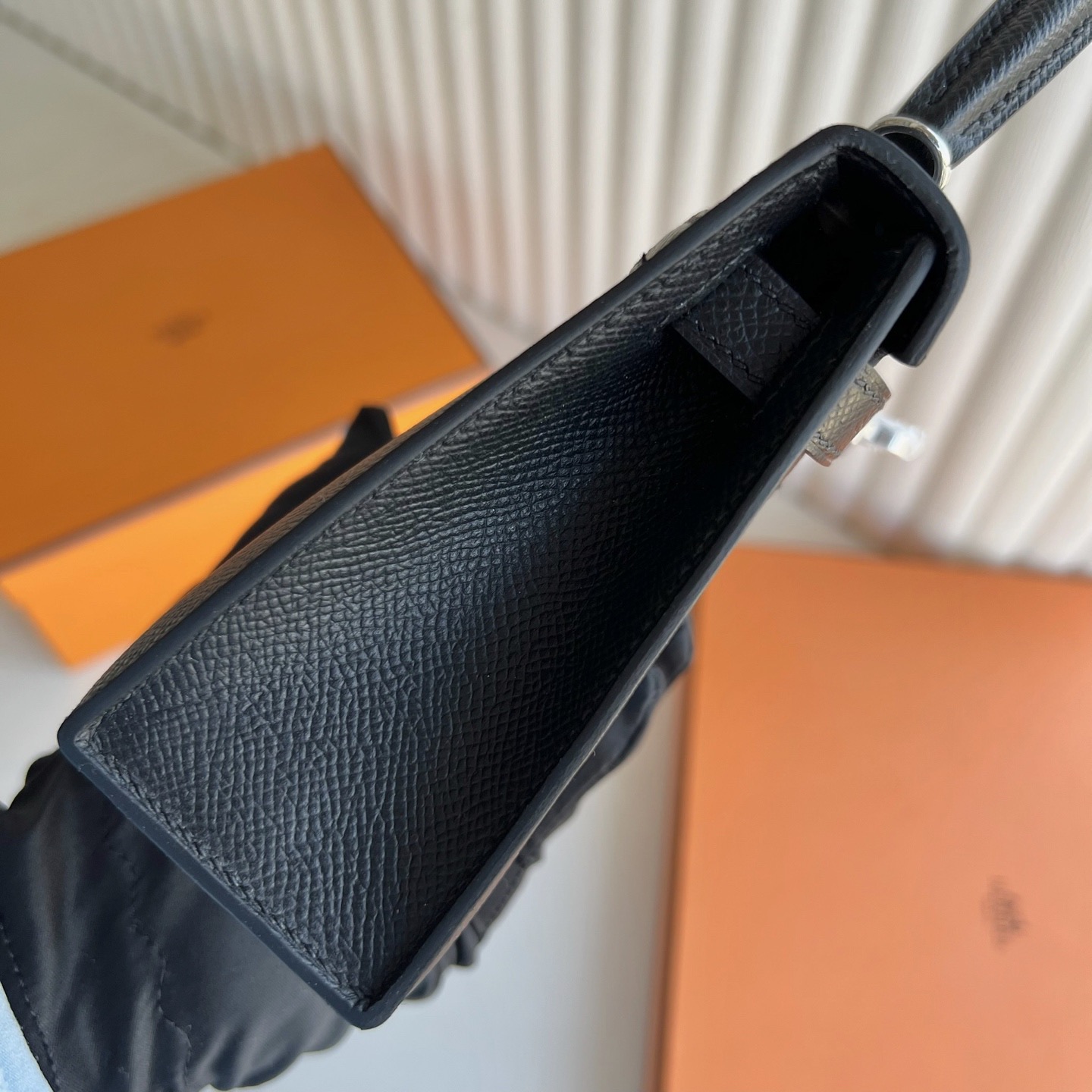 愛馬仕迷你凱莉多少錢一個 Hermes Kelly Mini Sellier Epsom 黑色 銀色五金