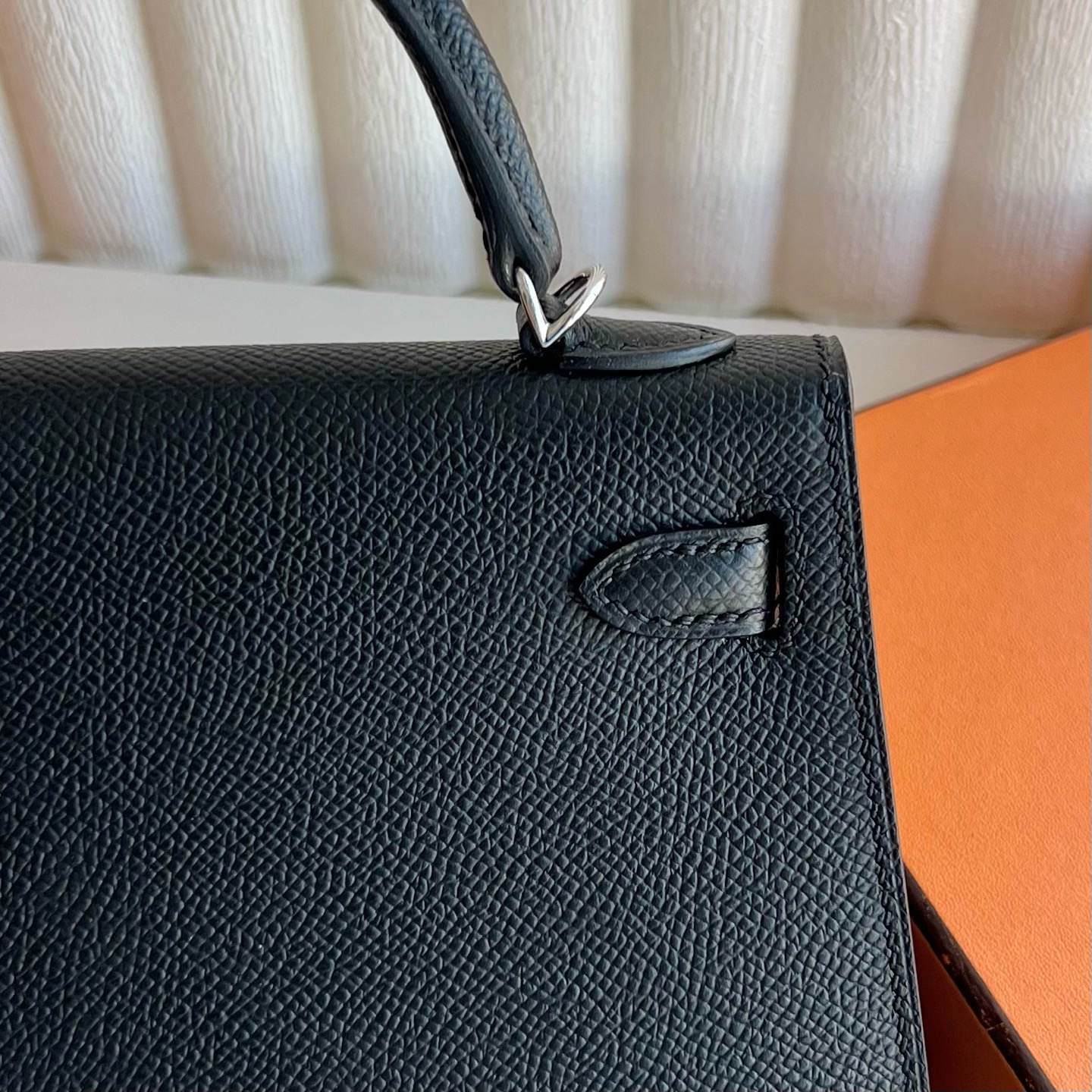 愛馬仕迷你凱莉多少錢一個 Hermes Kelly Mini Sellier Epsom 黑色 銀色五金