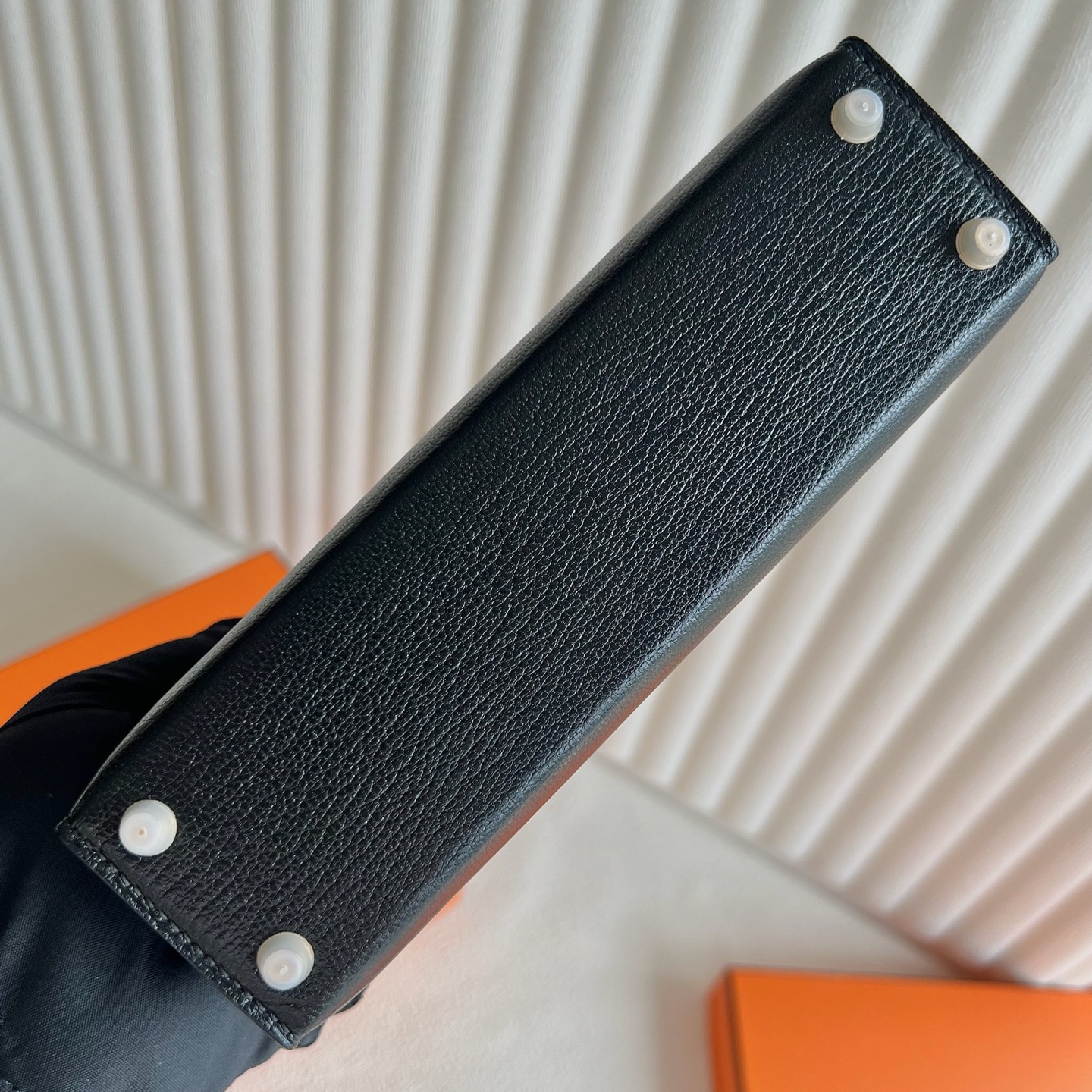 愛馬仕二代凱莉mini尺寸 Hermes Kelly mini Sellier Chever CK89 Noir黑色 金色五金