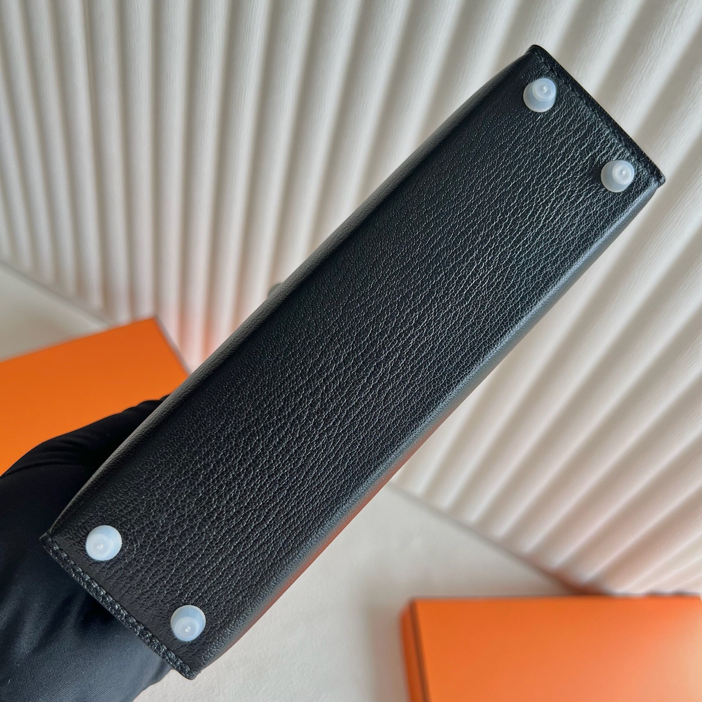 愛馬仕二代凱莉mini尺寸Hermes Kelly mini Sellier Chever CK89 Noir 黑色銀色五金