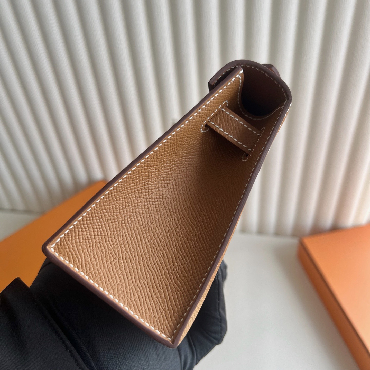 愛馬仕凱莉包一代 Hermes Mini Kelly Pochette Epsom Gold金棕色金色五金