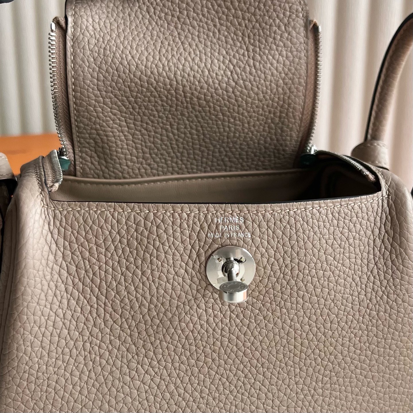 臺灣愛馬仕lindy迷你包包多少錢 Hermes Mini Lindy Clemence Gris Tourterelle 斑鳩灰銀色五金