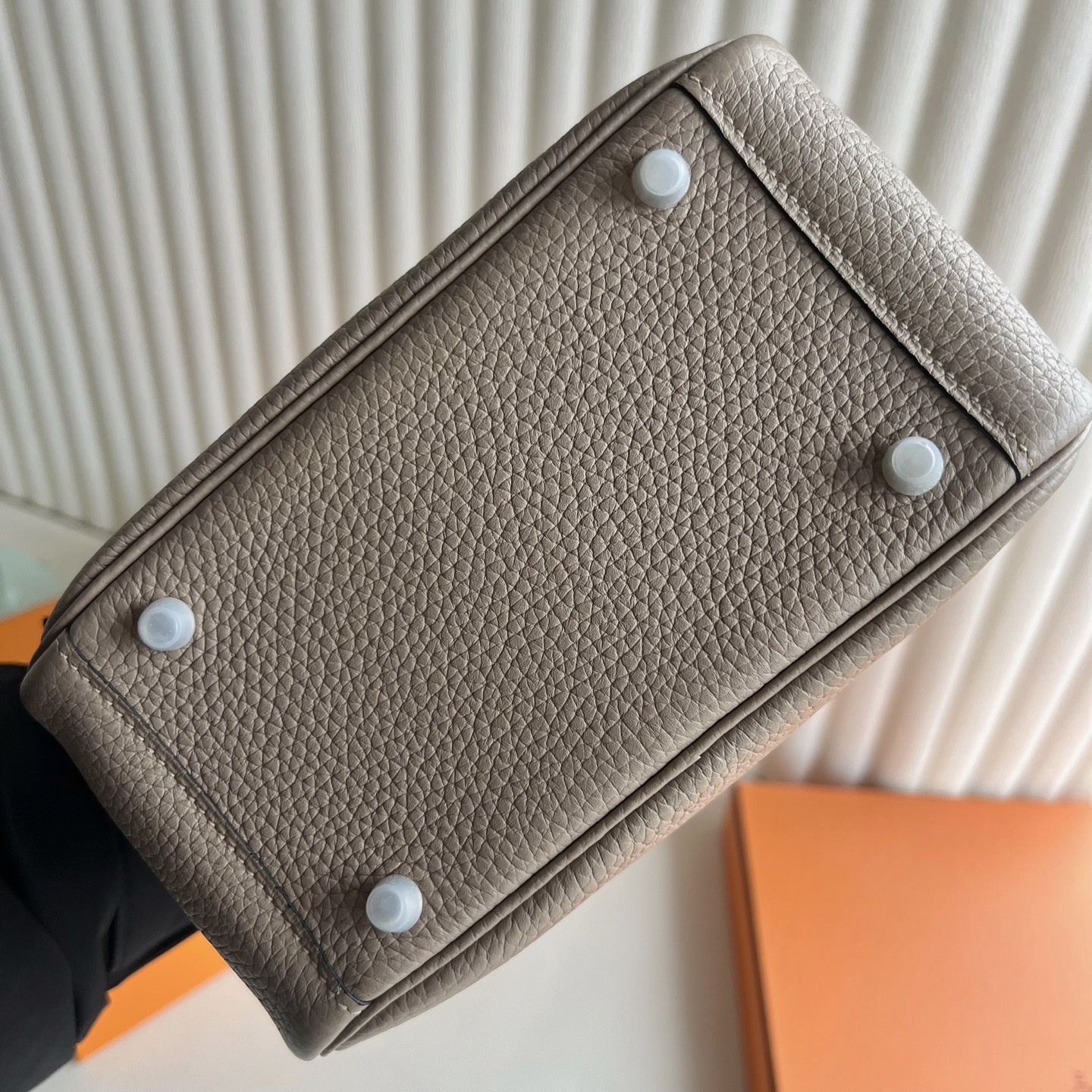 臺灣愛馬仕lindy迷你包包多少錢 Hermes Mini Lindy Clemence Gris Tourterelle 斑鳩灰銀色五金