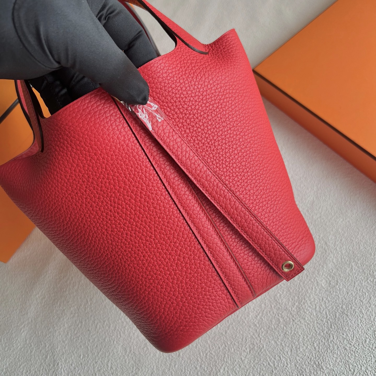 臺灣愛馬仕菜籃子最便宜多少錢 Hermes Picotin Lock 18 Clemence Rouge coeur 心紅色