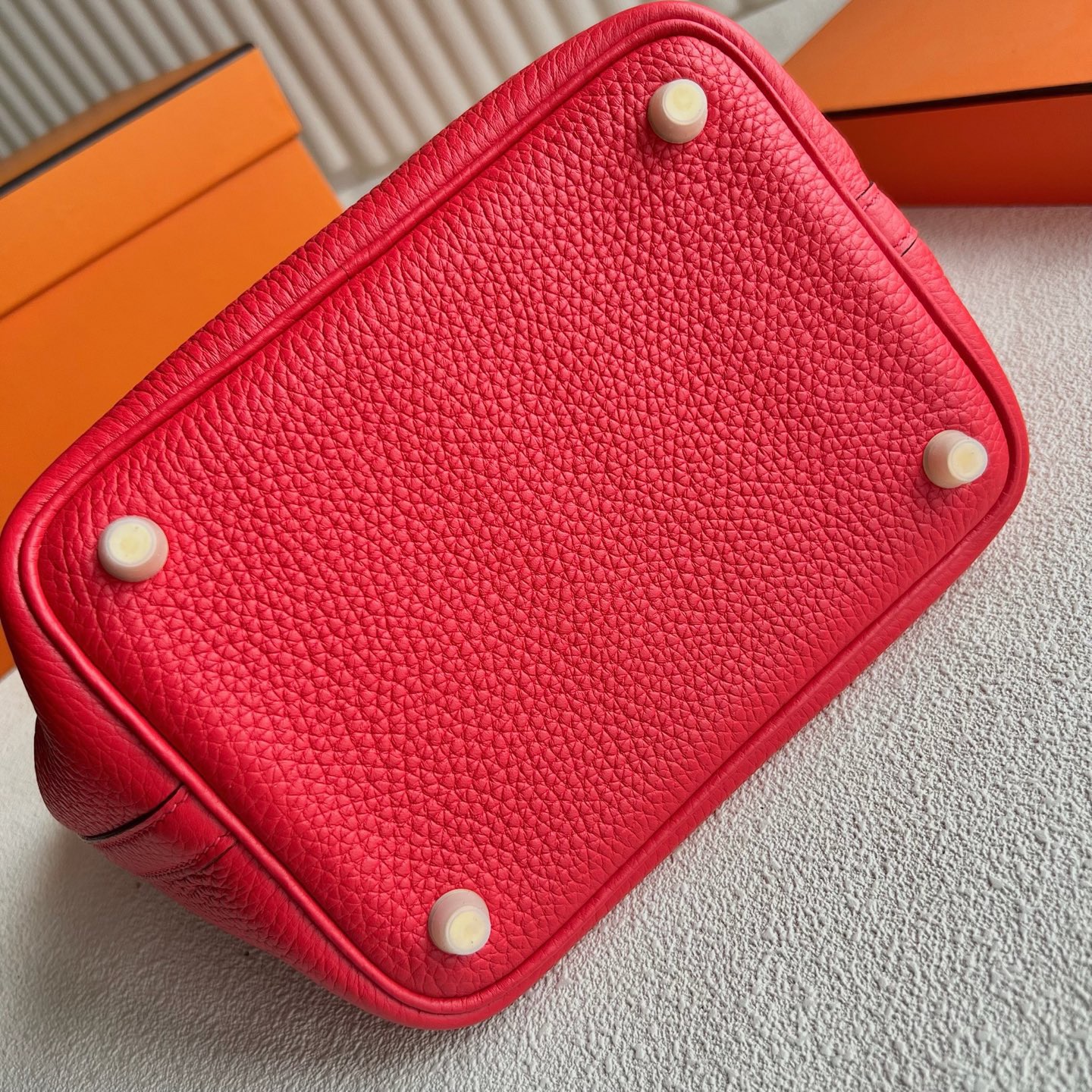 臺灣愛馬仕菜籃子最便宜多少錢 Hermes Picotin Lock 18 Clemence Rouge coeur 心紅色