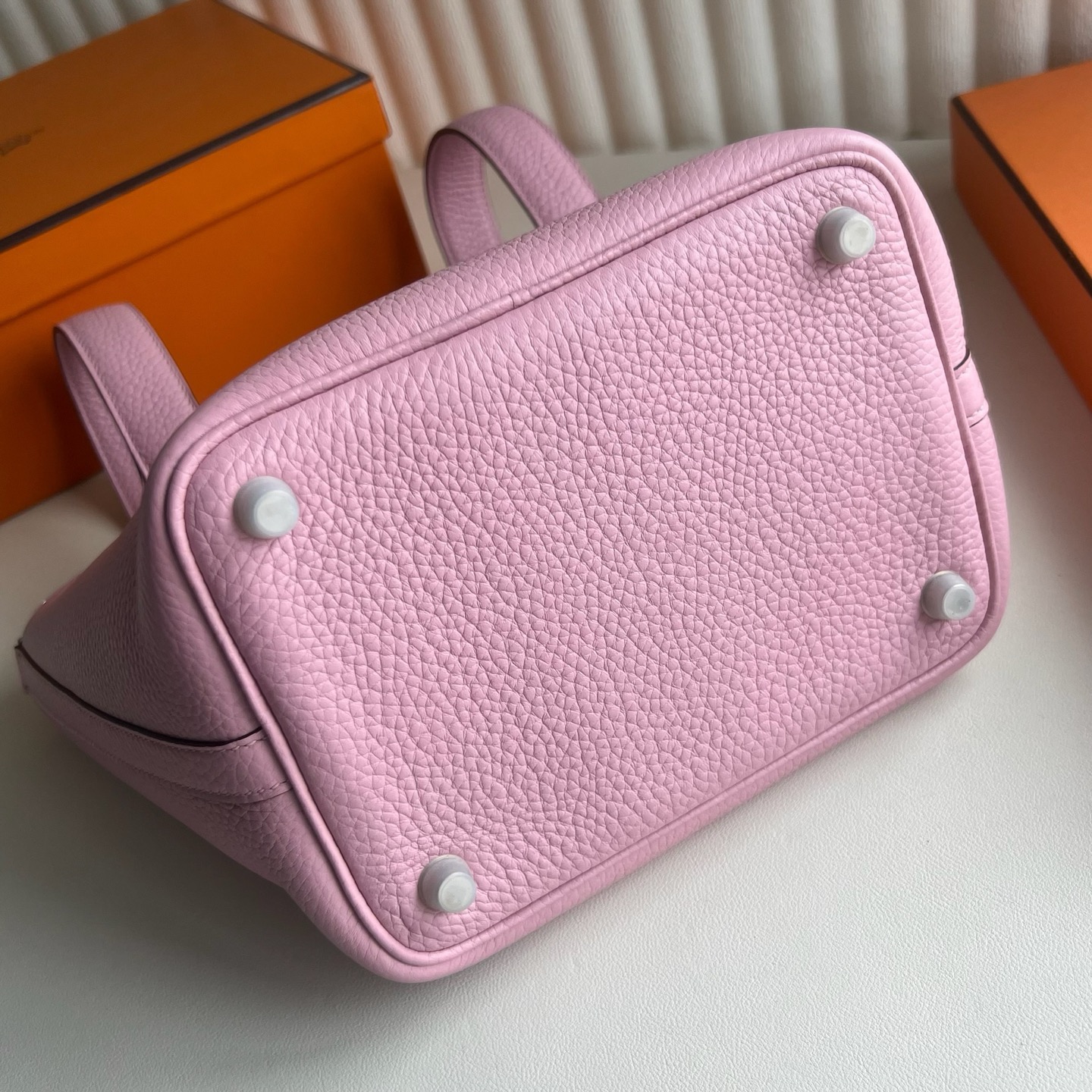 愛馬仕菜籃子18尺寸 Hermes Picotin Lock 18 Clemence Mauve Sylvestre 錦葵紫