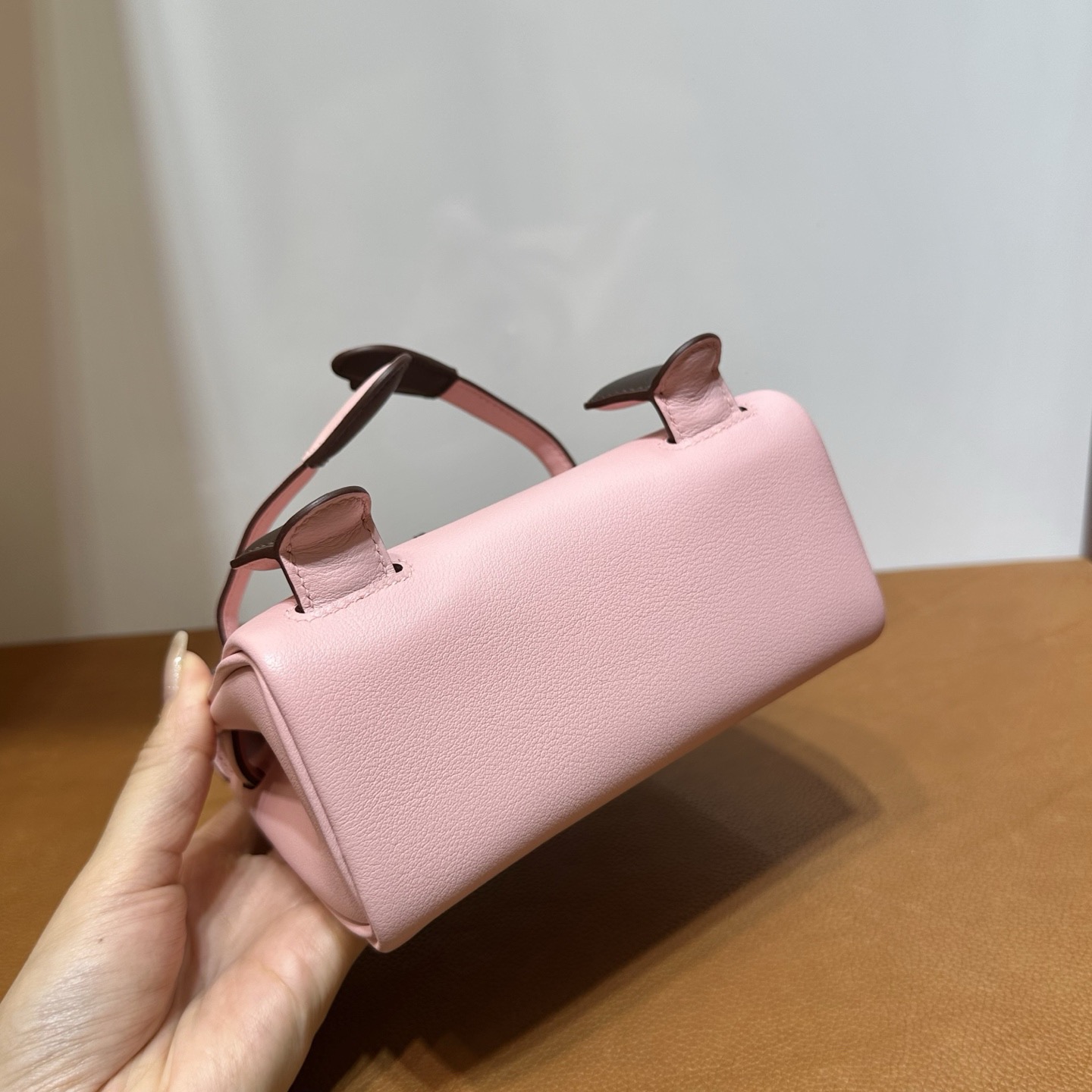 愛馬仕經典款女包圖片 Hermes Kelly Doll Swift 3Q Rose Sakura櫻花粉/4A Café咖啡色-Qatar Kuwait Hermes Birkin Kelly Lindy bag 愛馬仕經典款女包圖片 Hermes Kelly Doll Swift 3Q Rose Sakura櫻花粉/4A Café咖啡色