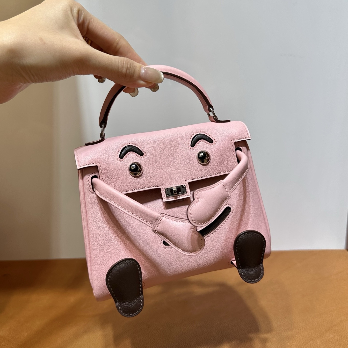 愛馬仕經典款女包圖片 Hermes Kelly Doll Swift 3Q Rose Sakura櫻花粉/4A Café咖啡色-Qatar Kuwait Hermes Birkin Kelly Lindy bag 愛馬仕經典款女包圖片 Hermes Kelly Doll Swift 3Q Rose Sakura櫻花粉/4A Café咖啡色