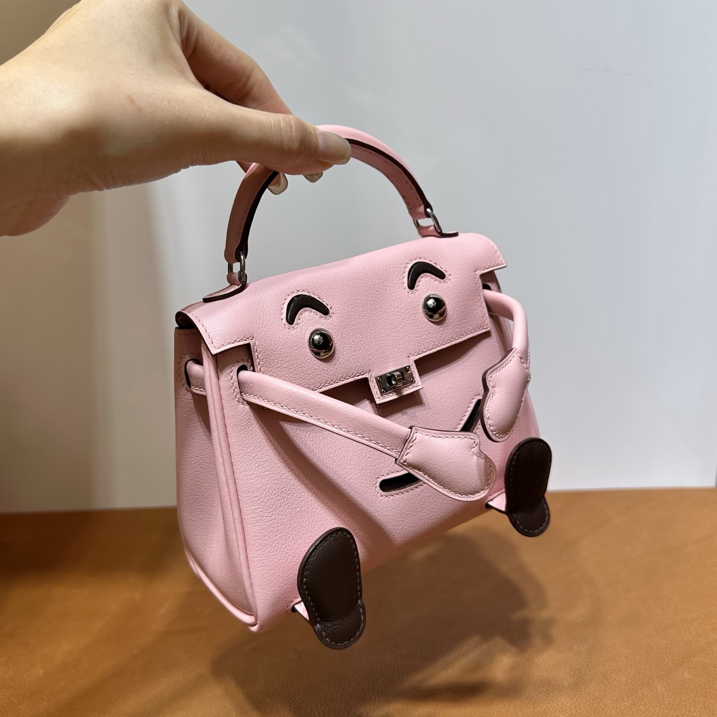 愛馬仕經典款女包圖片 Hermes Kelly Doll Swift 3Q Rose Sakura櫻花粉/4A Café咖啡色-Qatar Kuwait Hermes Birkin Kelly Lindy bag 愛馬仕經典款女包圖片 Hermes Kelly Doll Swift 3Q Rose Sakura櫻花粉/4A Café咖啡色