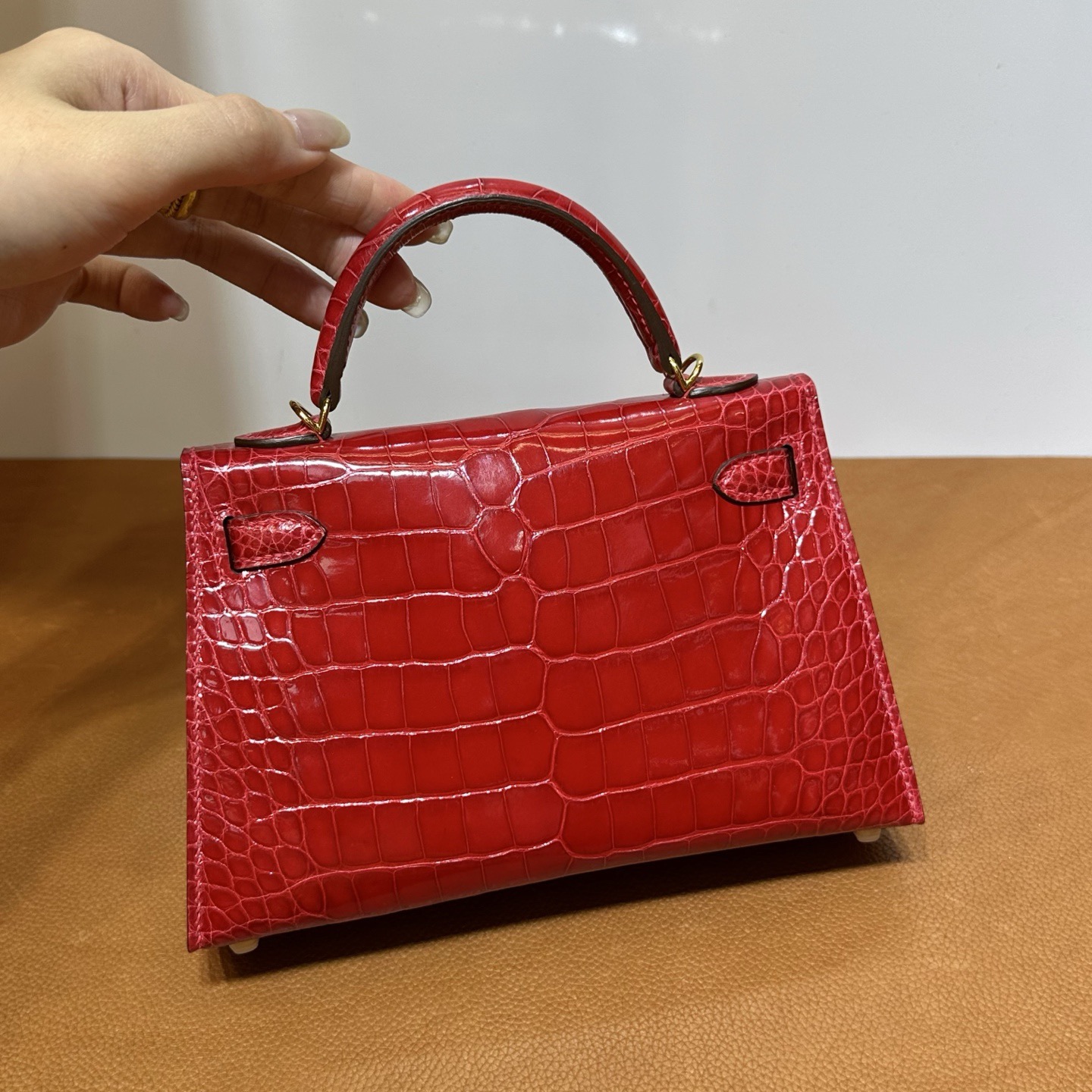 愛馬仕迷你凱莉二代 Hermes Kelly Mini Sellier Braise法拉利紅 金色五金