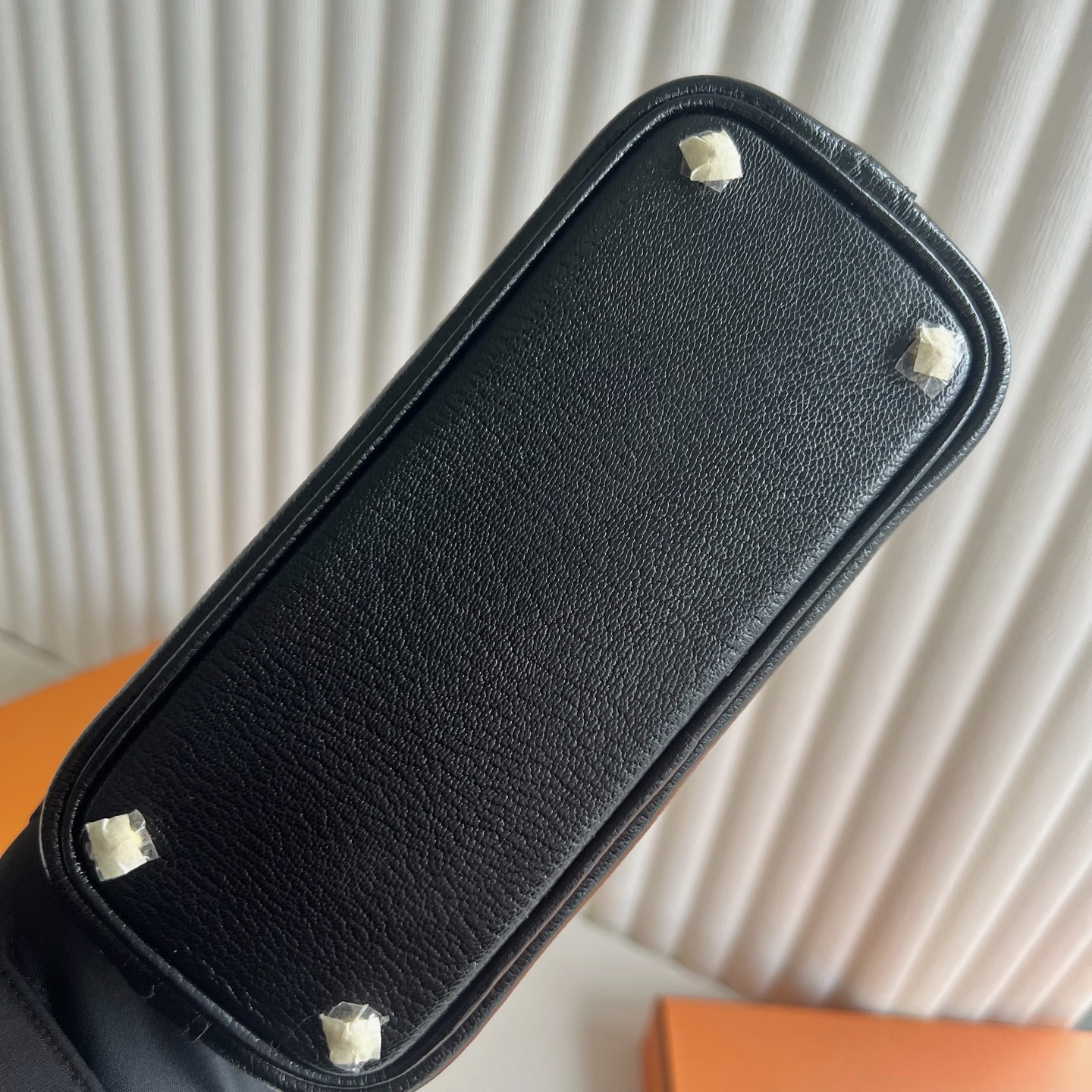 愛馬仕保齡球包mini刻印 Hermes Mini Bolide Chever Noir 黑色金色五金