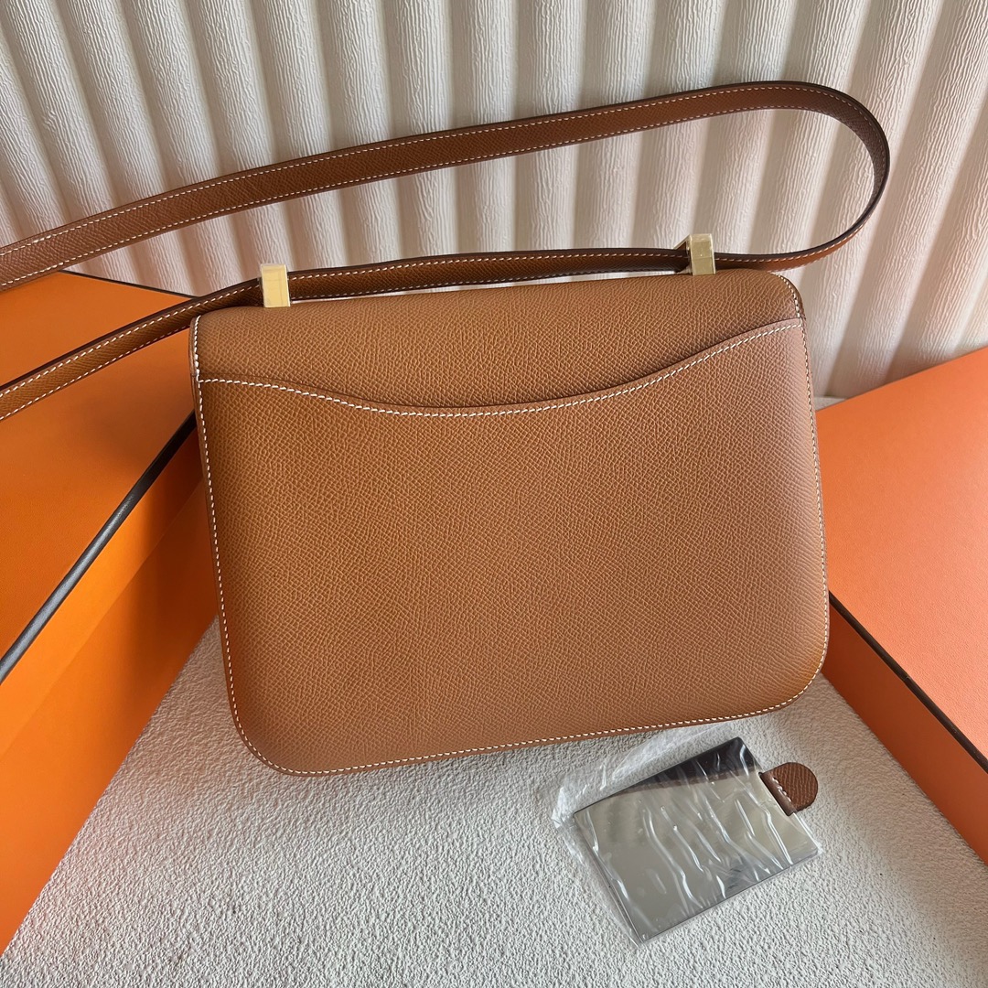 愛馬仕包包康康24公價 Hermes Constance 1-24 鏡子款 金棕色金色五金