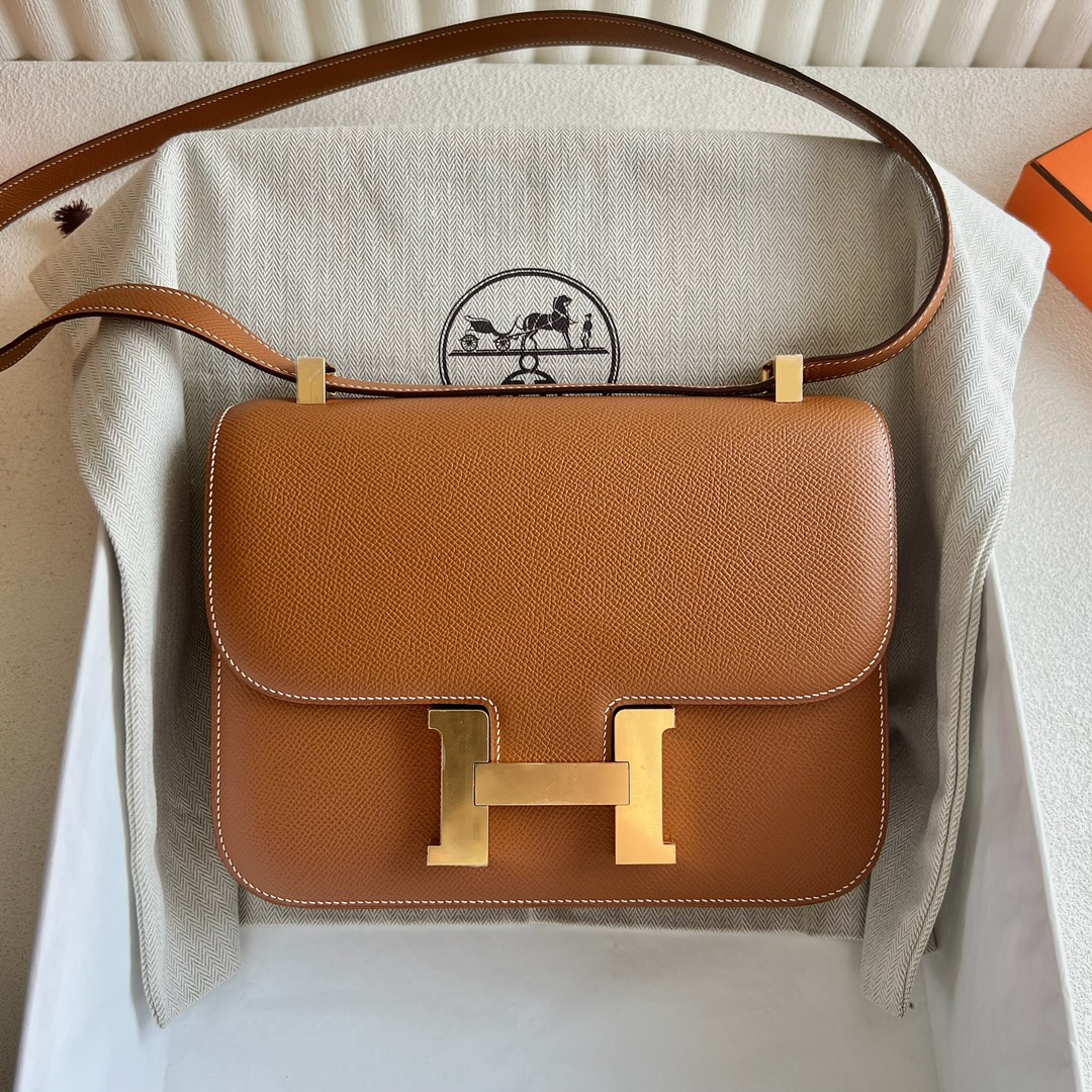 愛馬仕包包康康24公價 Hermes Constance 1-24 鏡子款 金棕色金色五金