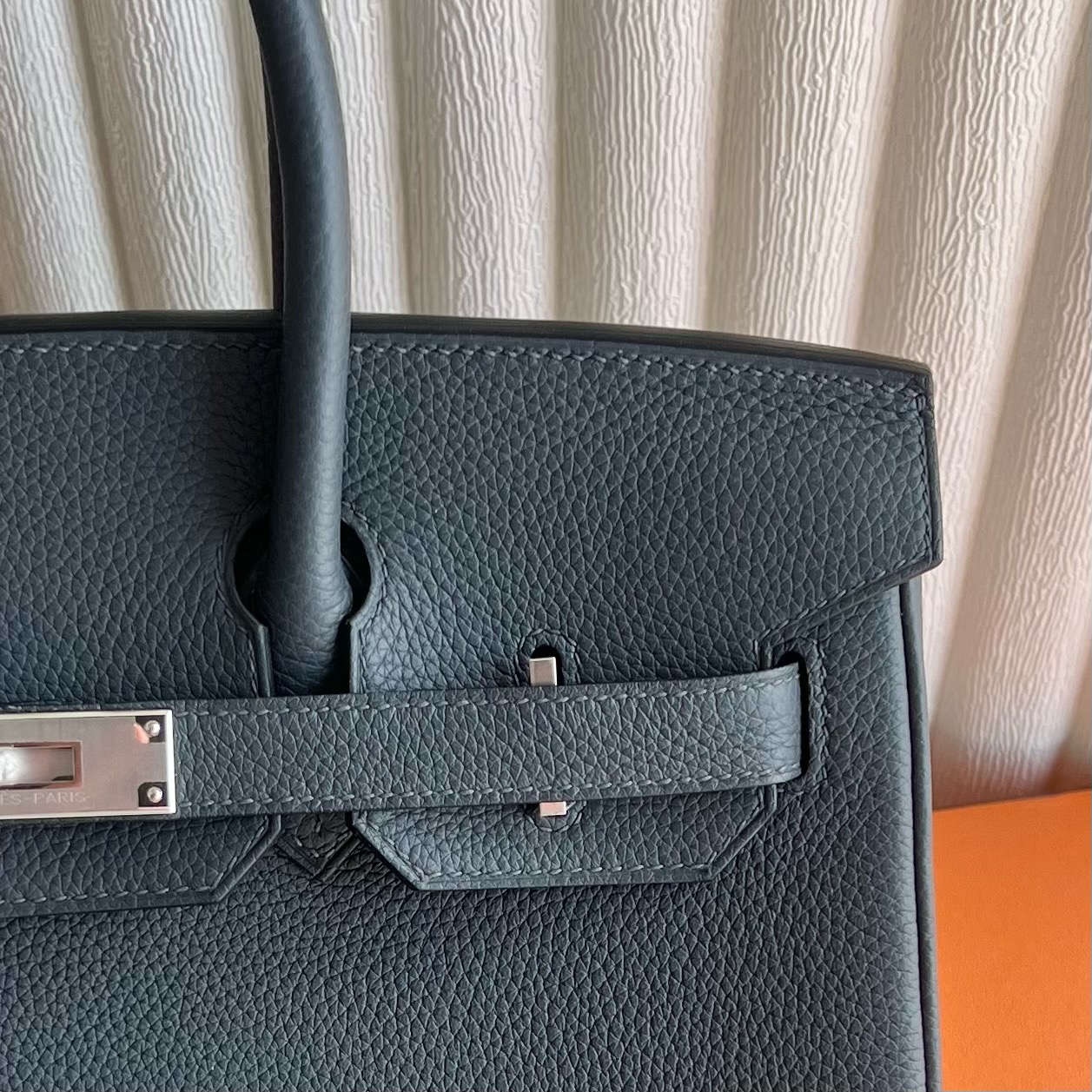 愛馬仕鉑金包30泰國價格多少 Hermes Birkin 30 Togo H0 Gris misty霧霾灰金色五金