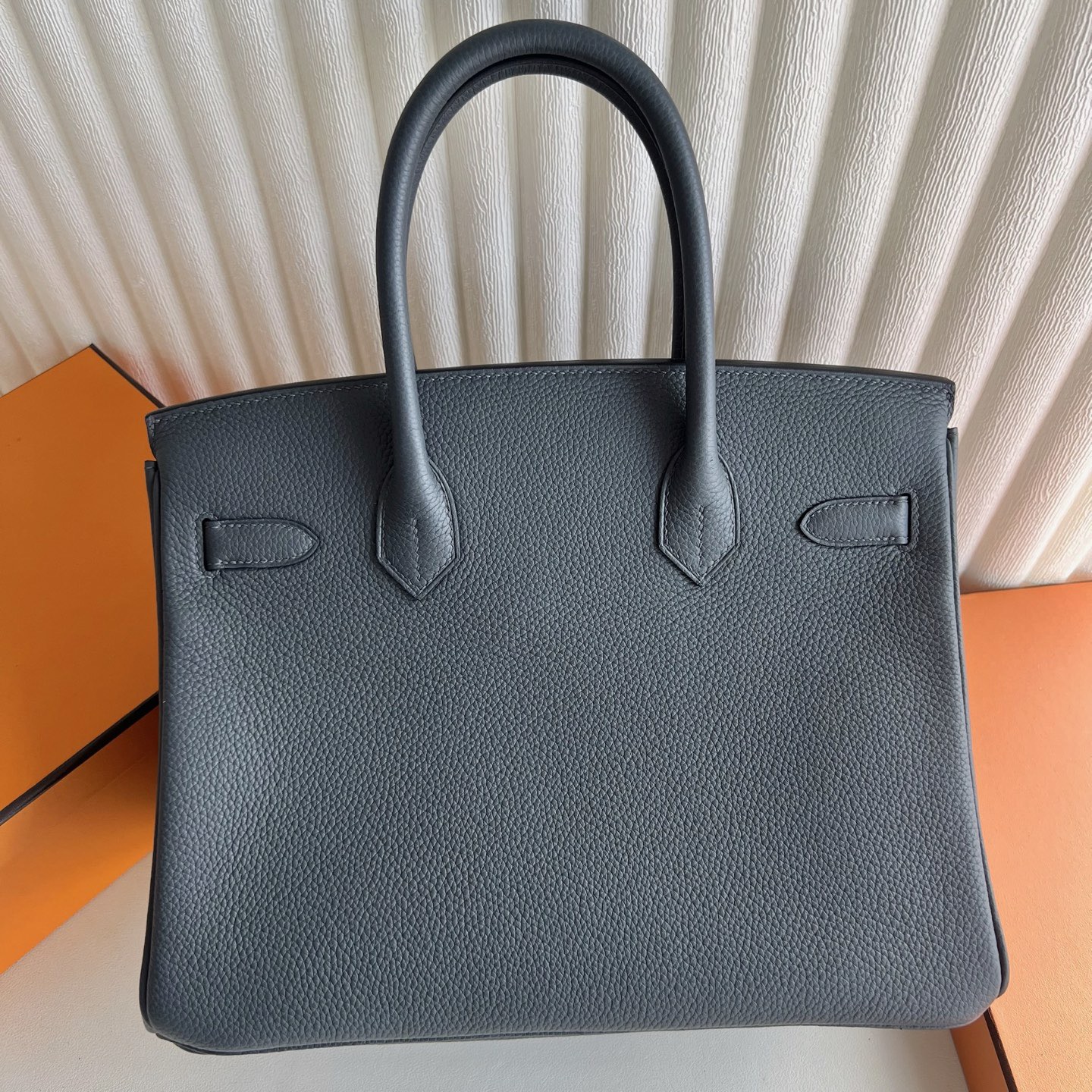 愛馬仕鉑金包30泰國價格多少 Hermes Birkin 30 Togo H0 Gris misty霧霾灰金色五金