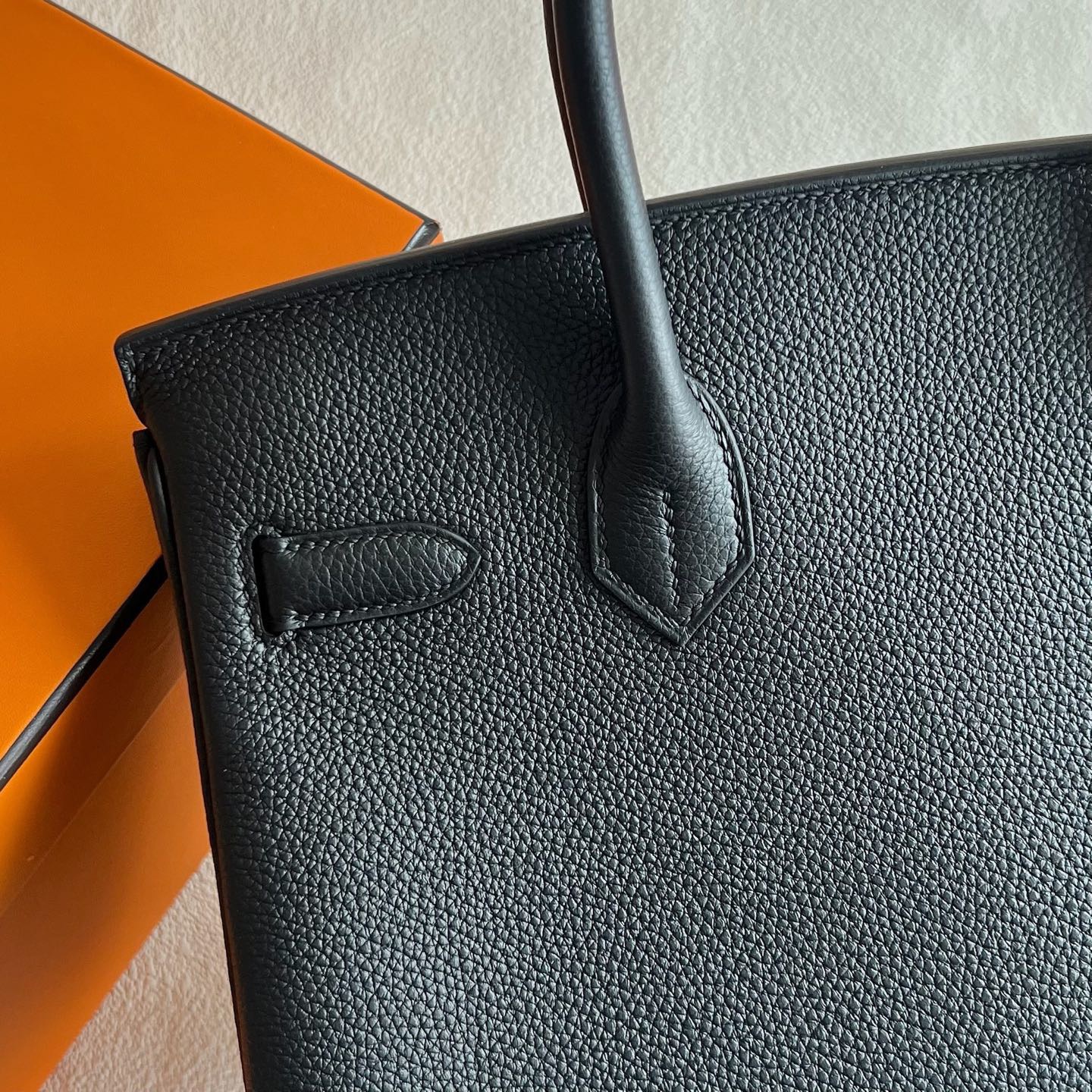 泰国爱马仕铂金包30价格多少钱 Hermes Birkin 30 Togo Noir 黑色 银色五金