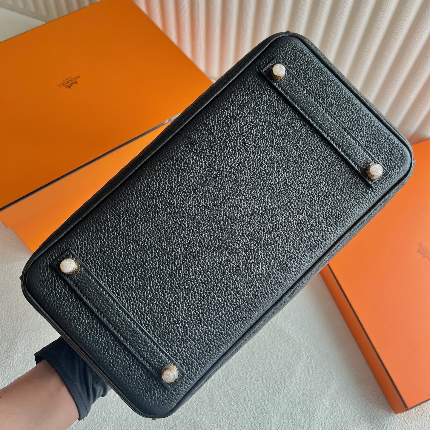 泰国爱马仕铂金包30价格多少钱 Hermes Birkin 30 Togo Noir 黑色 银色五金