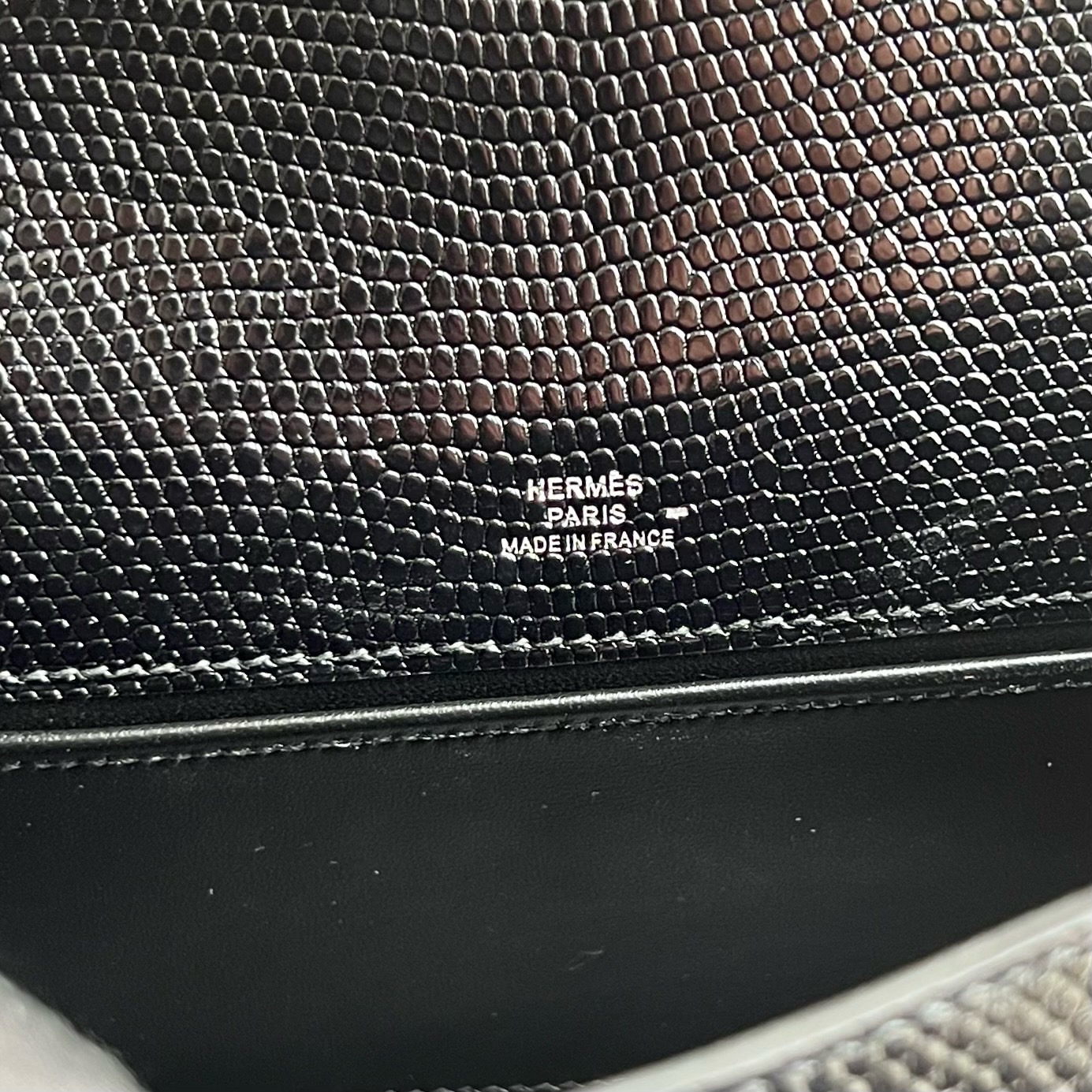 愛馬仕凱莉一代與二代的區別 Hermes Kelly Pochette Lizard Noir 黑色銀色五金