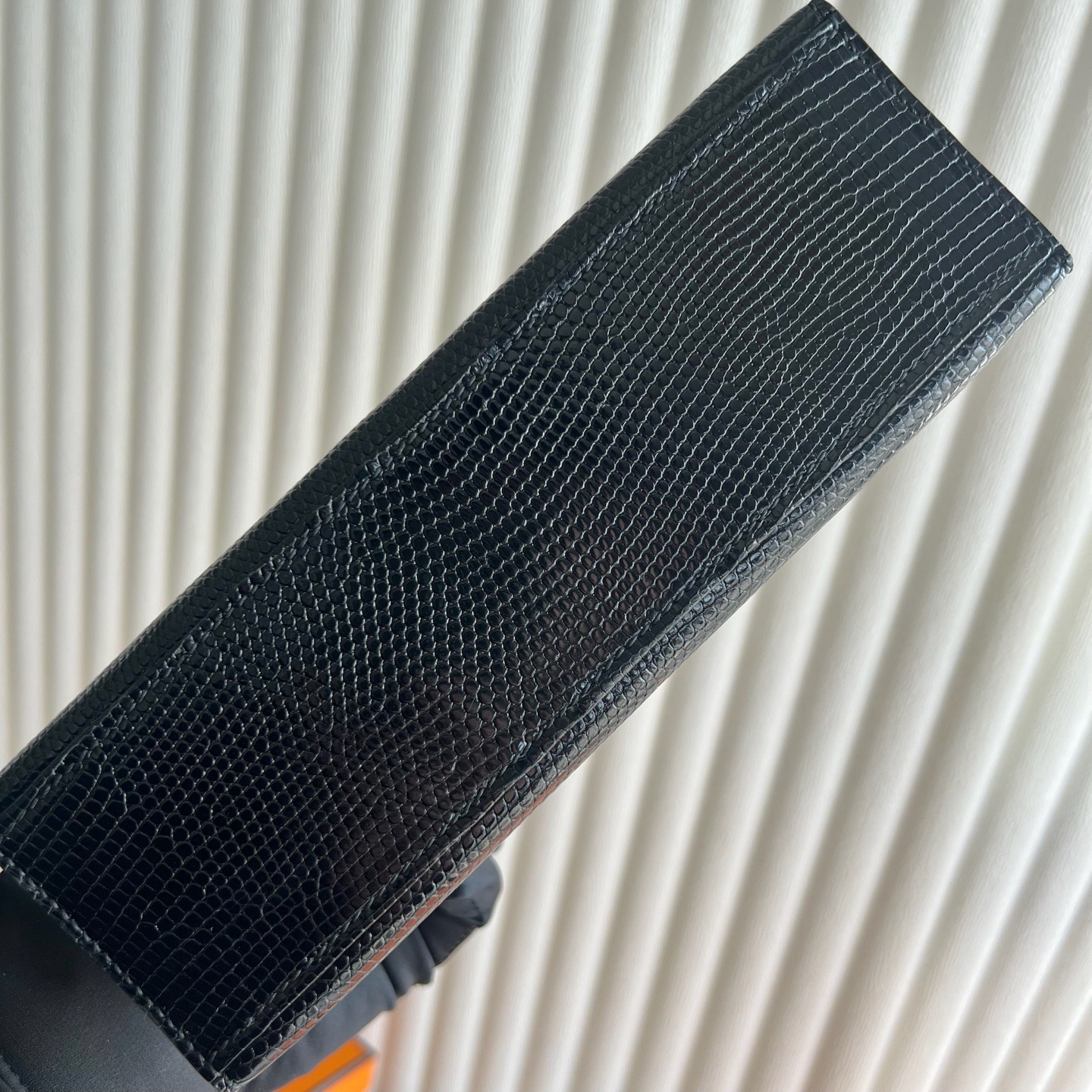 愛馬仕凱莉一代與二代的區別 Hermes Kelly Pochette Lizard Noir 黑色銀色五金