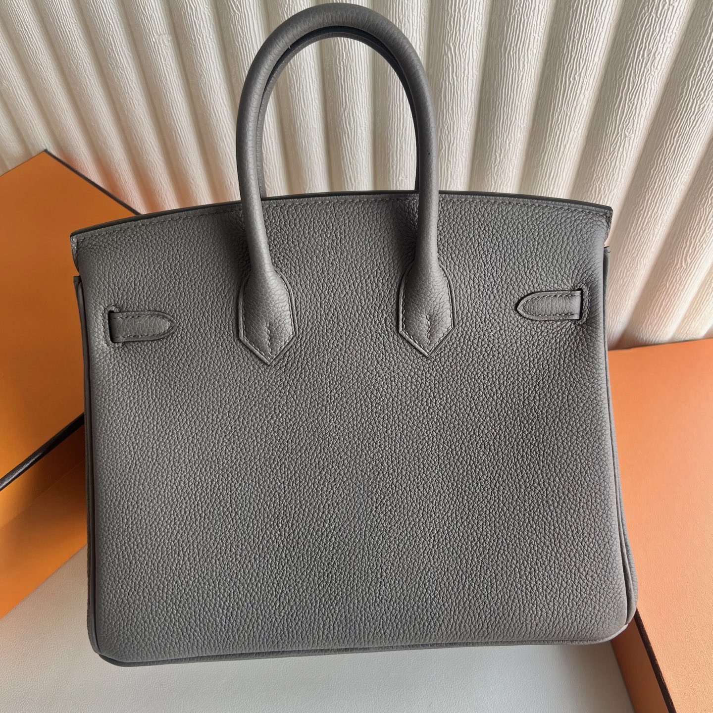 愛馬仕鉑金包25香港價格及圖片 Hermes Birkin 25 Togo 8F Etain錫器灰金色五金