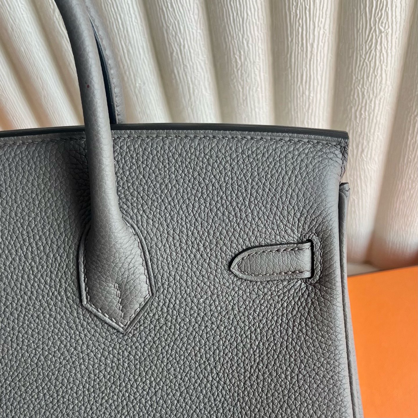 愛馬仕鉑金包25香港價格及圖片 Hermes Birkin 25 Togo 8F Etain錫器灰金色五金