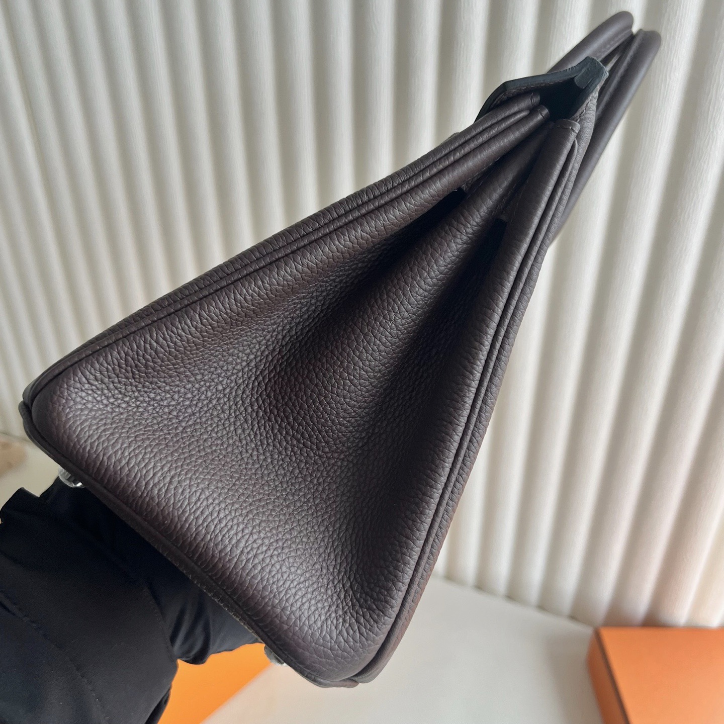 越南愛馬仕鉑金包25寸價格及圖片Hermes Birkin 25 Togo CK47 Chocolat巧克力銀色五金