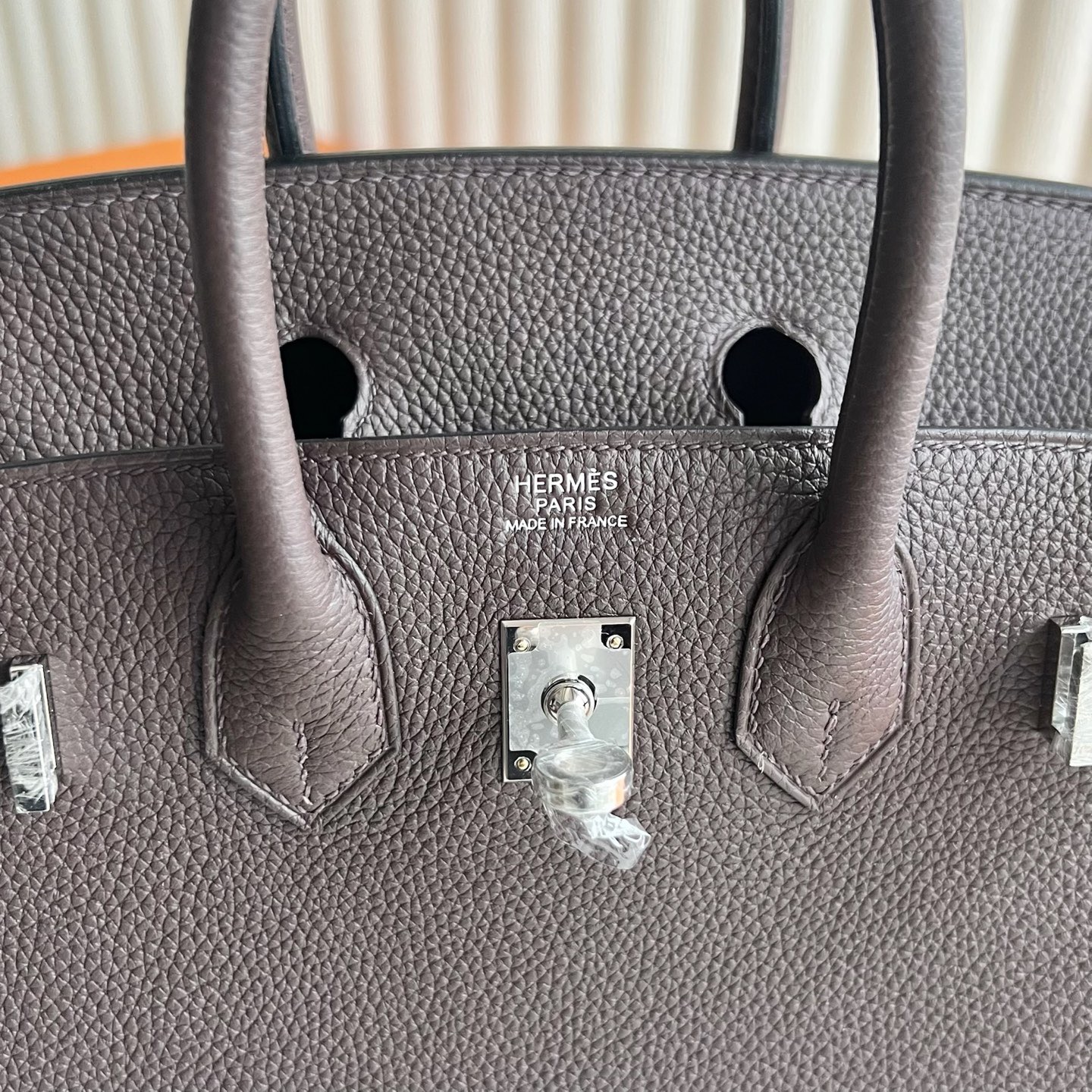 越南愛馬仕鉑金包25寸價格及圖片Hermes Birkin 25 Togo CK47 Chocolat巧克力銀色五金