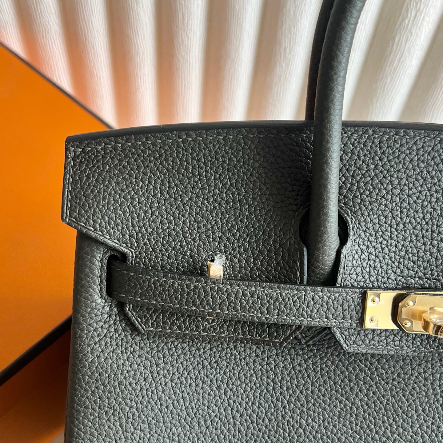愛馬仕鉑金包25澳門價格多少 Hermes Birkin 25 Togo C6 Vert de Gris灰綠色金色五金