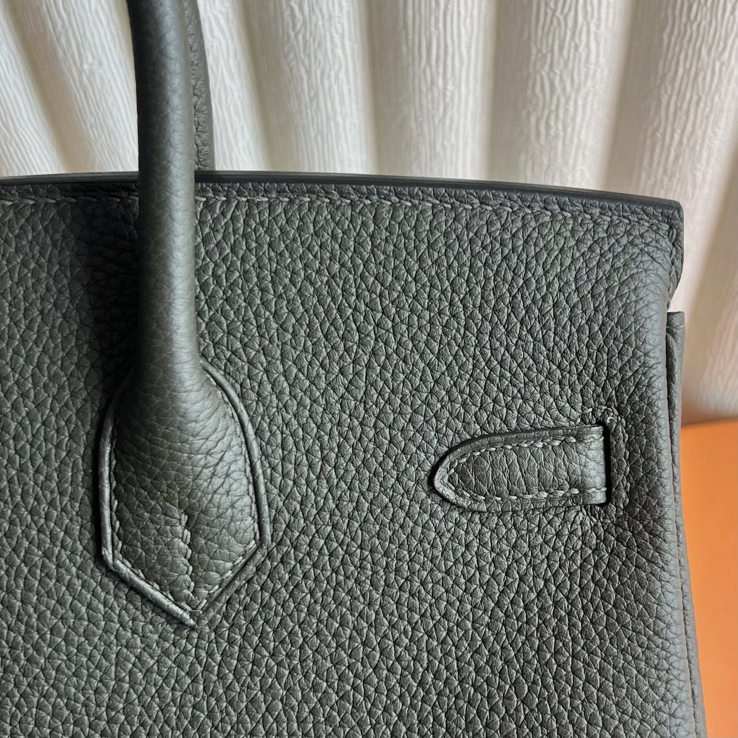 愛馬仕鉑金包25澳門價格多少 Hermes Birkin 25 Togo C6 Vert de Gris灰綠色金色五金