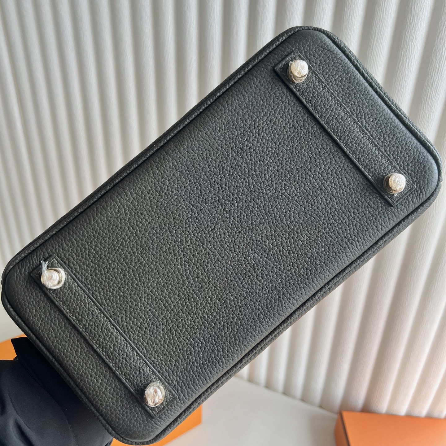 愛馬仕鉑金包25澳門價格多少 Hermes Birkin 25 Togo C6 Vert de Gris灰綠色金色五金