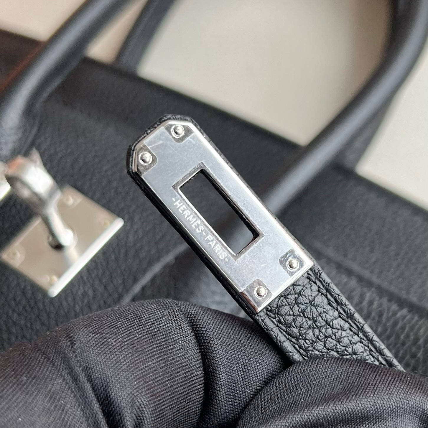 愛馬仕鉑金包25泰國價格多少Hermes Birkin 25 Togo Noir黑色內拼 Blue Jean牛仔藍 銀色五金