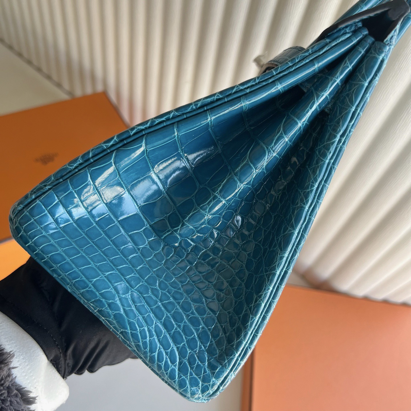 馬來西亞吉隆玻愛馬仕鉑金包尺寸怎麼選 Hermes Birkin 25 Bleu Izmir伊茲密爾藍銀色五金