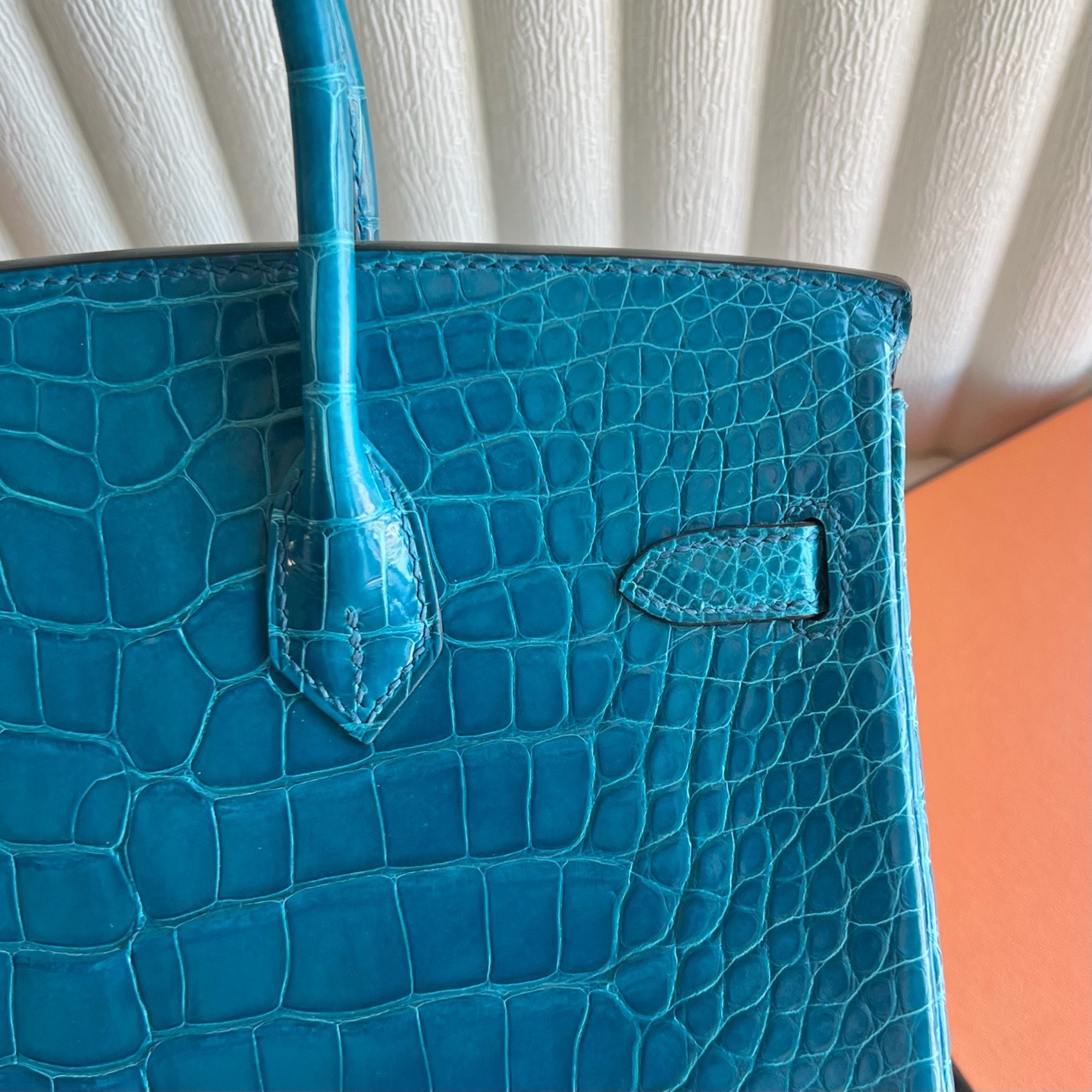 馬來西亞吉隆玻愛馬仕鉑金包尺寸怎麼選 Hermes Birkin 25 Bleu Izmir伊茲密爾藍銀色五金