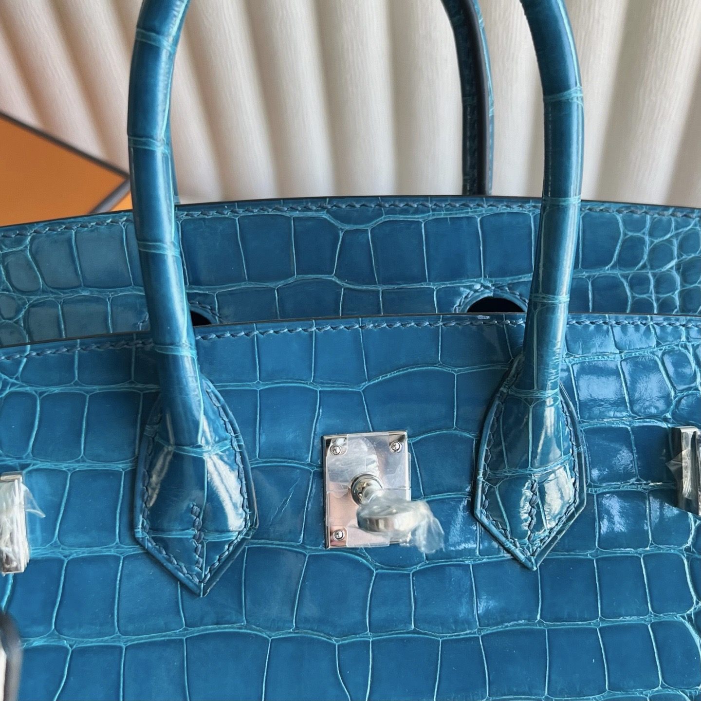 馬來西亞吉隆玻愛馬仕鉑金包尺寸怎麼選 Hermes Birkin 25 Bleu Izmir伊茲密爾藍銀色五金