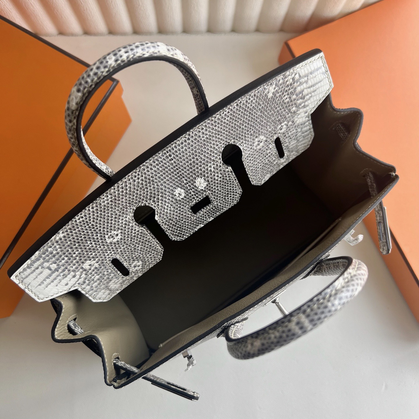 愛馬仕鉑金包哪個尺寸最經典最好 Hermes Birkin 25 Lizard 1B Ombre 自然色銀色五金