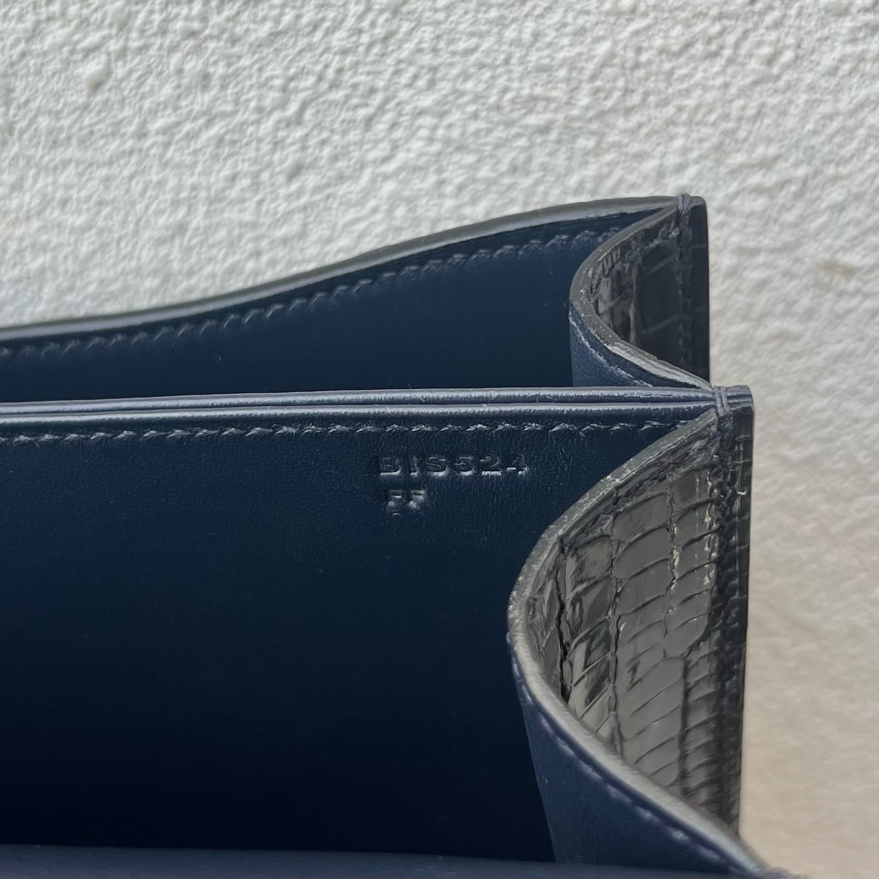 愛馬仕康康包泰國價格多少 Hermes Constance 1-18 Mirror style Shiny Alligator Crocodile Bleu Indigo 深海藍