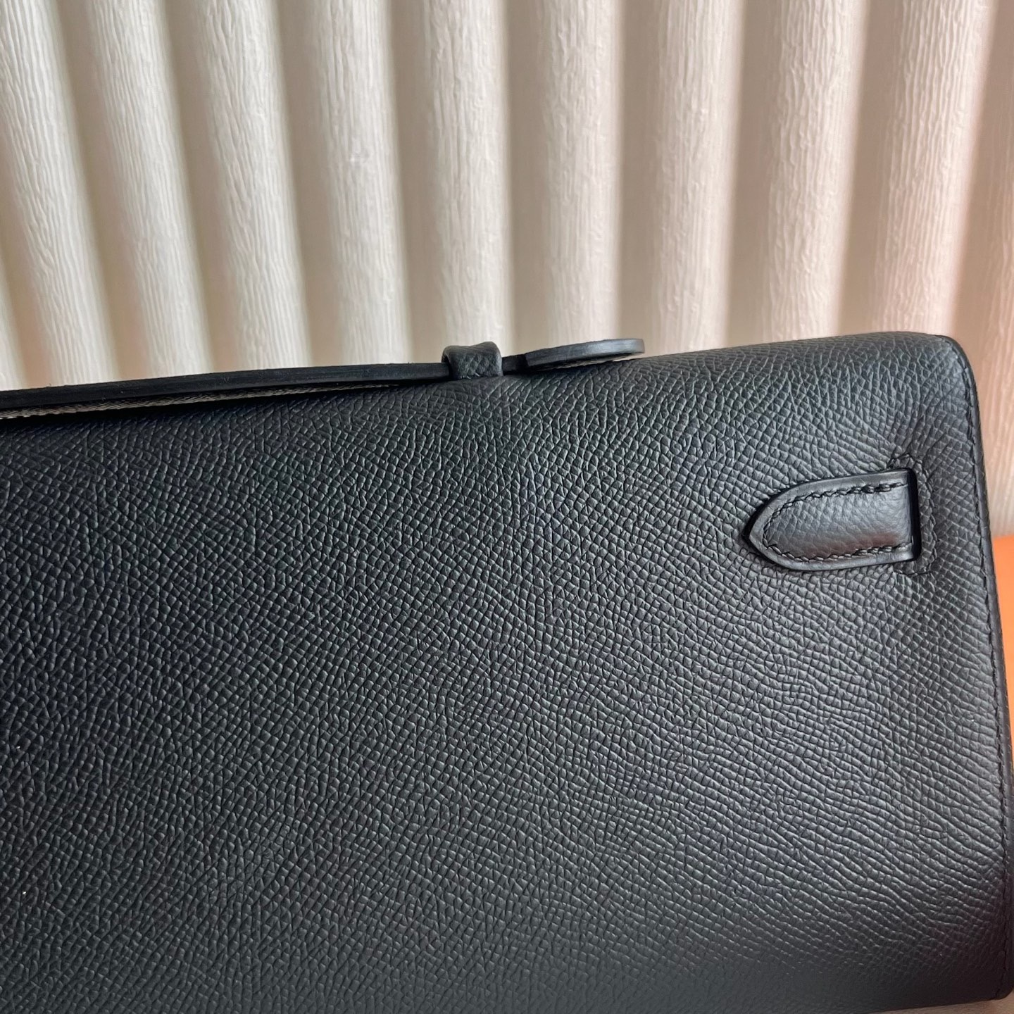 香港愛馬仕包包海港店地址 Hermes Kelly Cut Epsom Noir黑色 金色五金