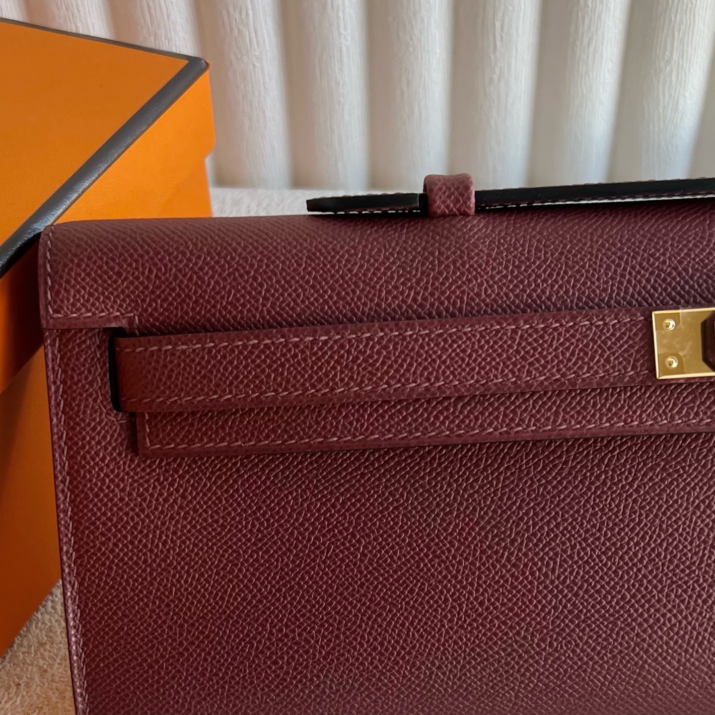 愛馬仕女包價格與圖片 Hermes Kelly Cut Epsom 55 Rouge H愛馬仕紅金色五金
