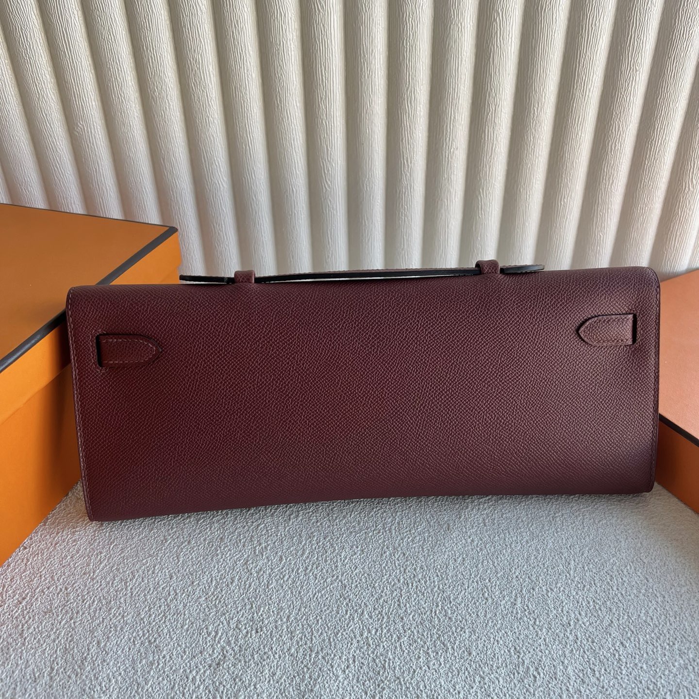 愛馬仕女包價格與圖片 Hermes Kelly Cut Epsom 55 Rouge H愛馬仕紅金色五金