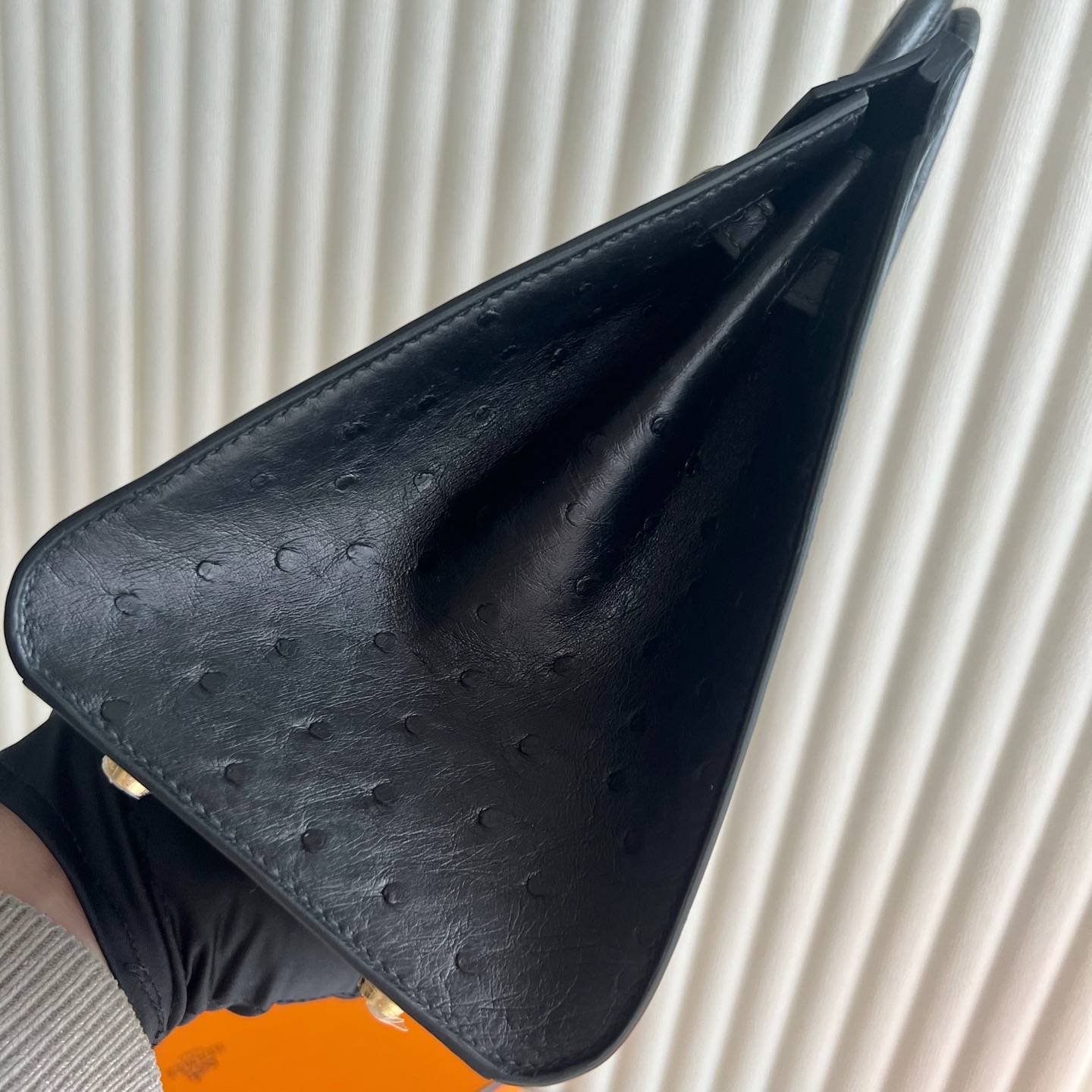 馬來西亞愛馬仕鉑金包25寸專櫃有賣嗎 Hermes Birkin 25 Sellier Ostrich Noir黑色金色五金